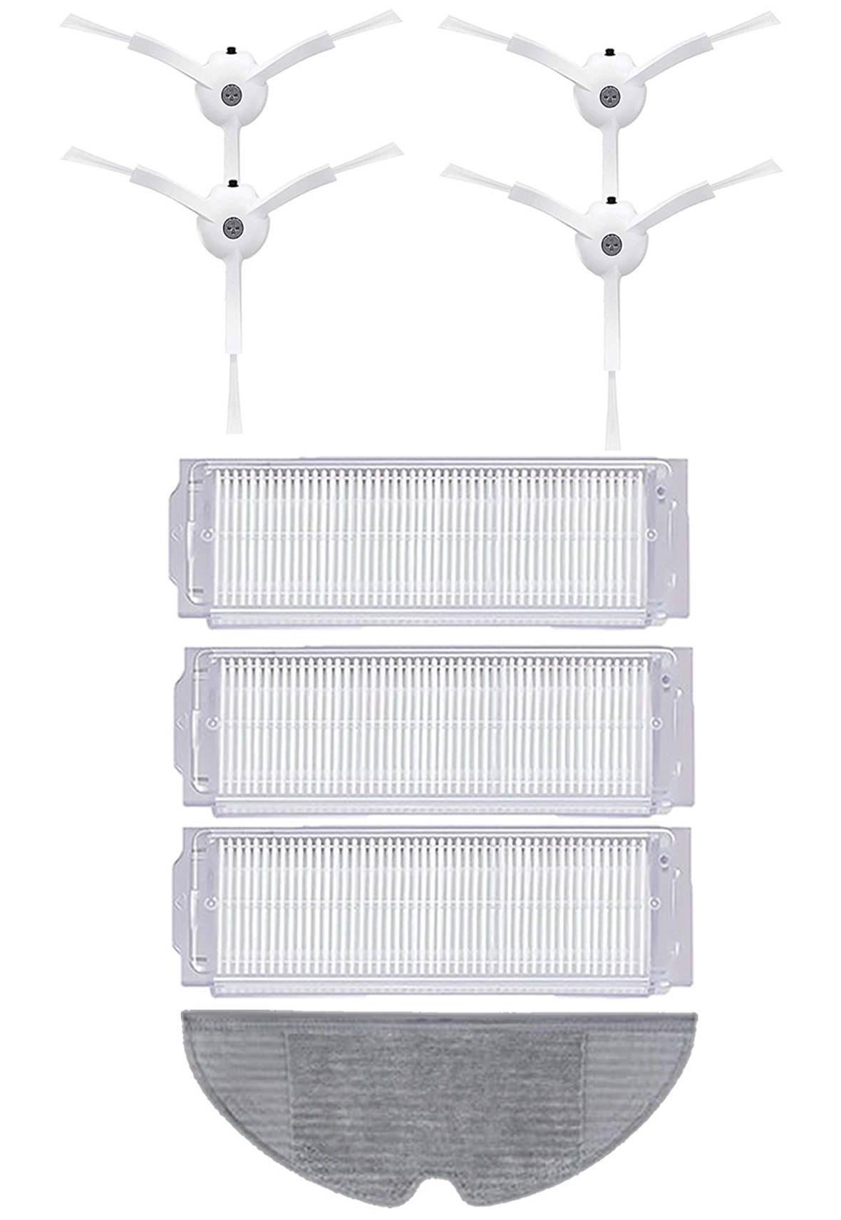 Xiaomi Vacuum Mop 2 Pro Robot Süpürge Uyumlu 8'li Yedek Parça Seti