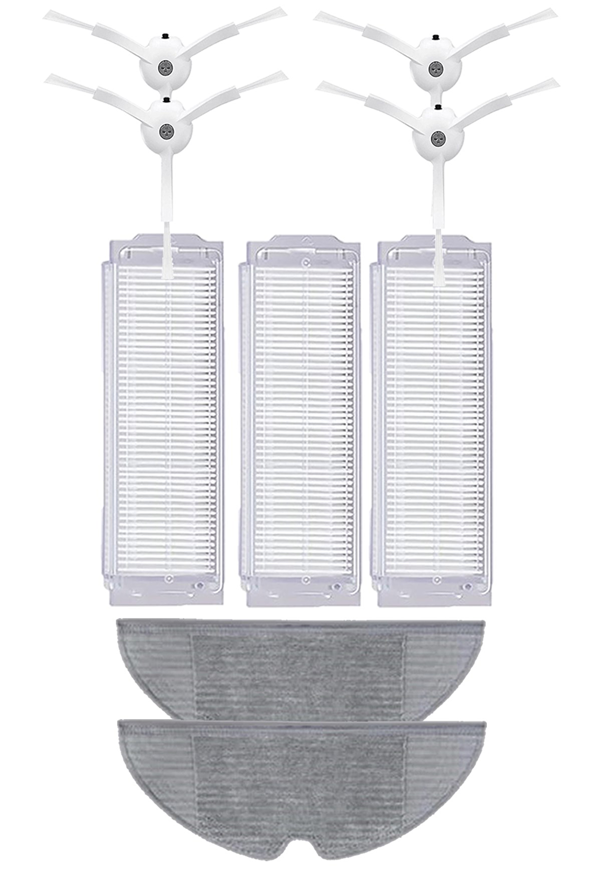 Xiaomi Vacuum Mop 2 Pro Robot Süpürge Uyumlu 9'lu Yedek Parça Seti