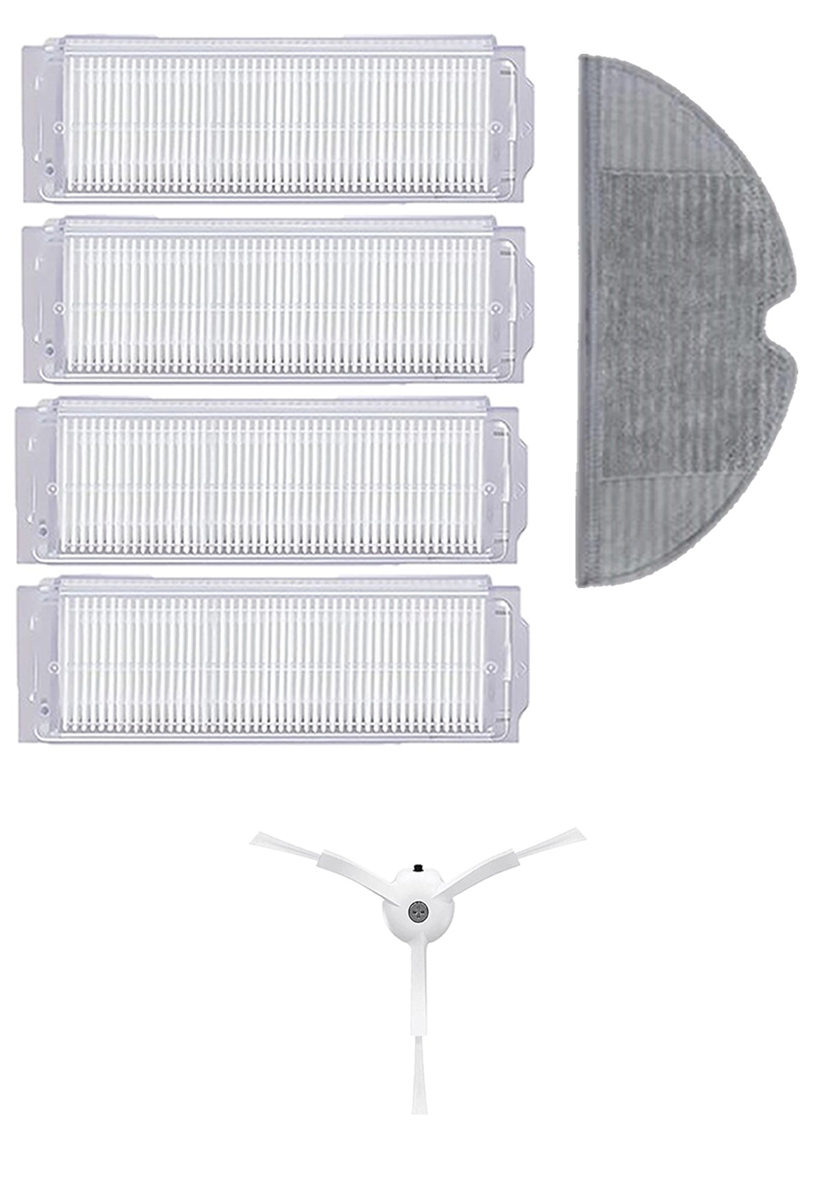 Xiaomi Vacuum Mop 2 Pro Robot Süpürge Uyumlu 6'lı Yedek Parça Seti