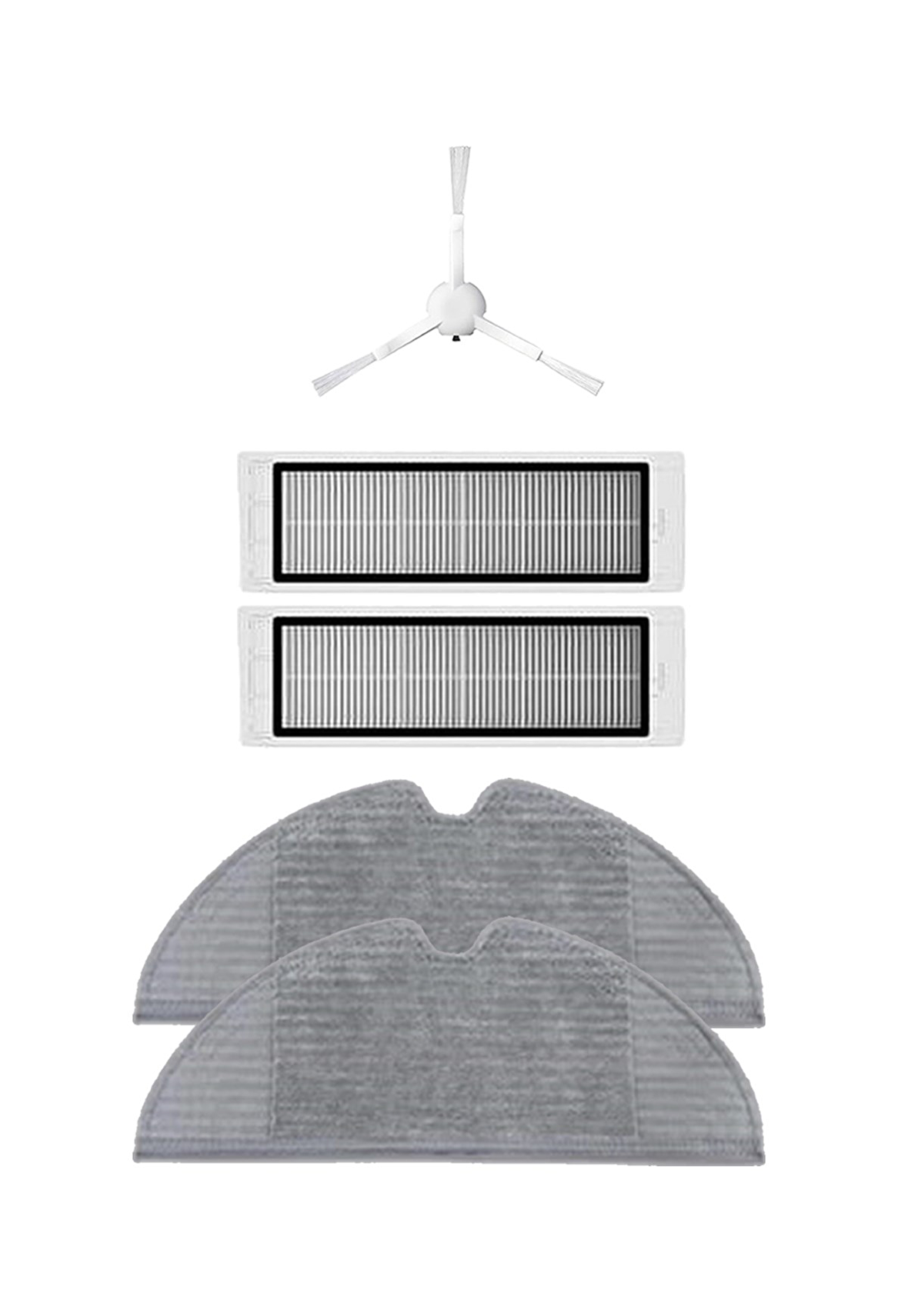 Xiaomi Vacuum Mop 1C Robot Süpürge Uyumlu 5'li Yedek Parça Seti