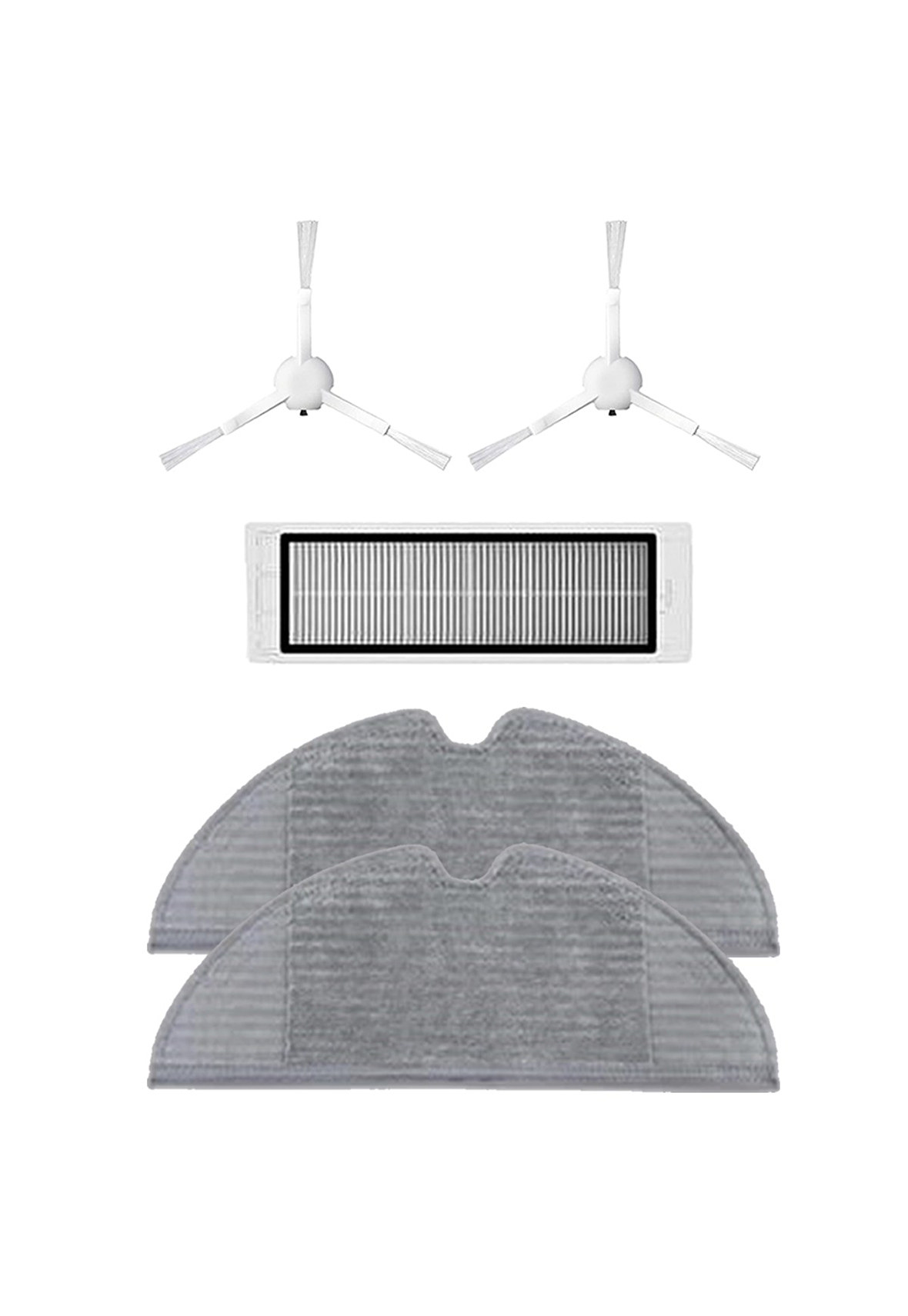 Xiaomi Vacuum Mop 1C Robot Süpürge Uyumlu 5'li Yedek Parça Seti