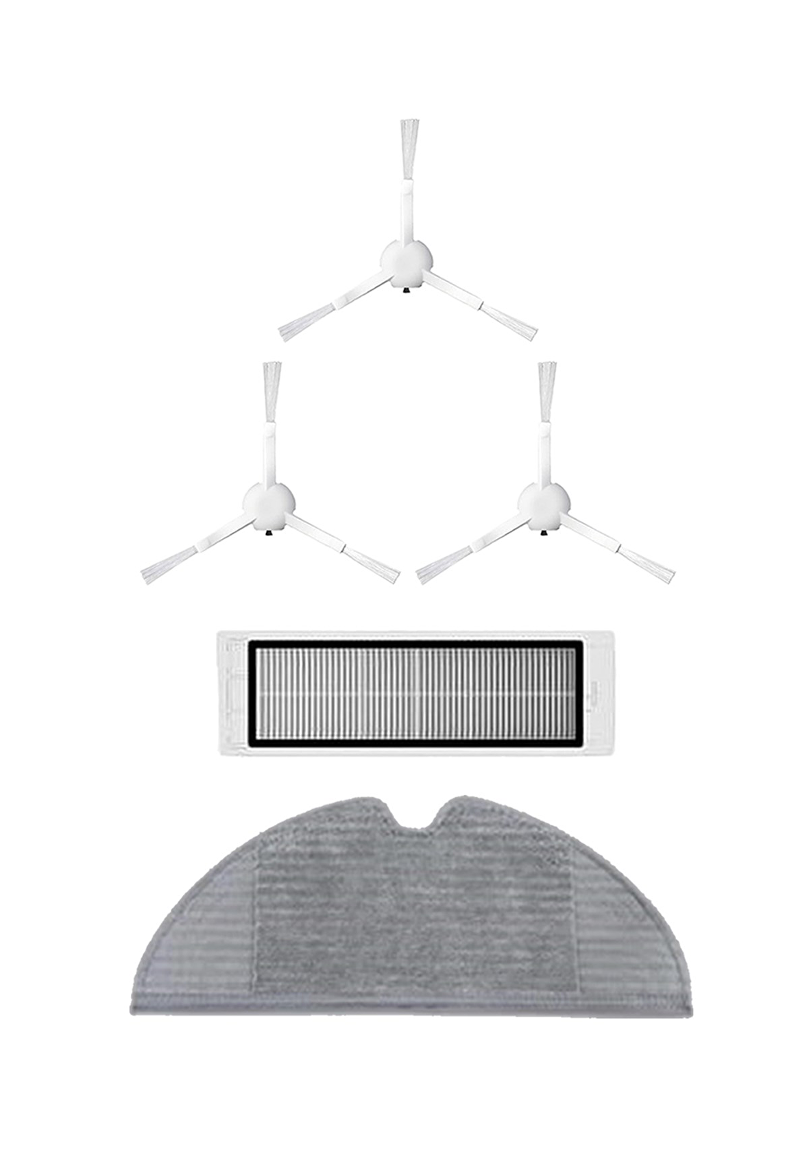 Xiaomi Vacuum Mop 1C Robot Süpürge Uyumlu 5'li Yedek Parça Seti