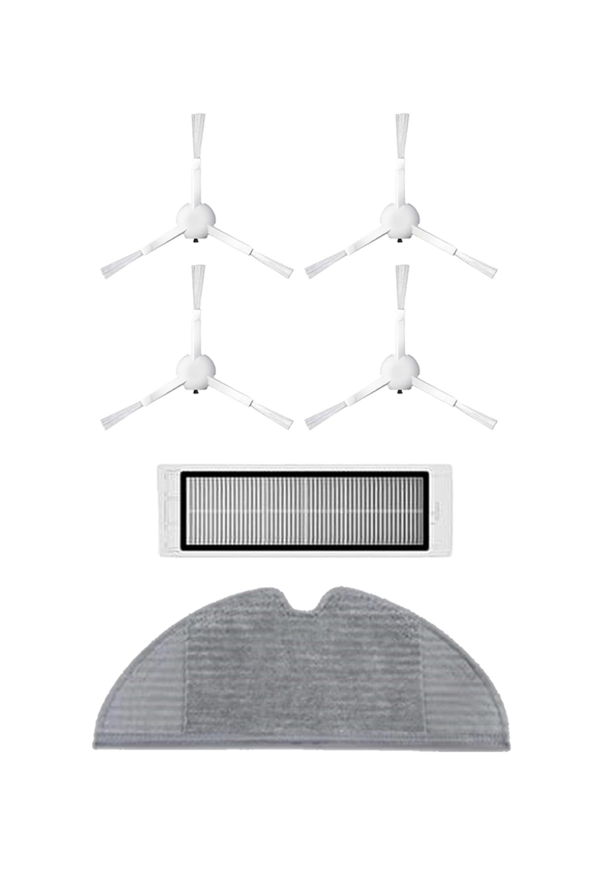 Xiaomi Vacuum Mop 1C Robot Süpürge Uyumlu 6'lı Yedek Parça Seti