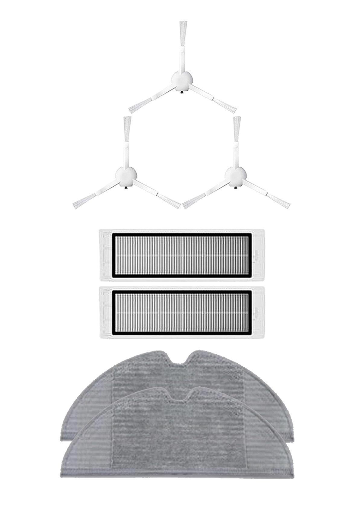 Xiaomi Vacuum Mop 1C Robot Süpürge Uyumlu 7'li Yedek Parça Seti