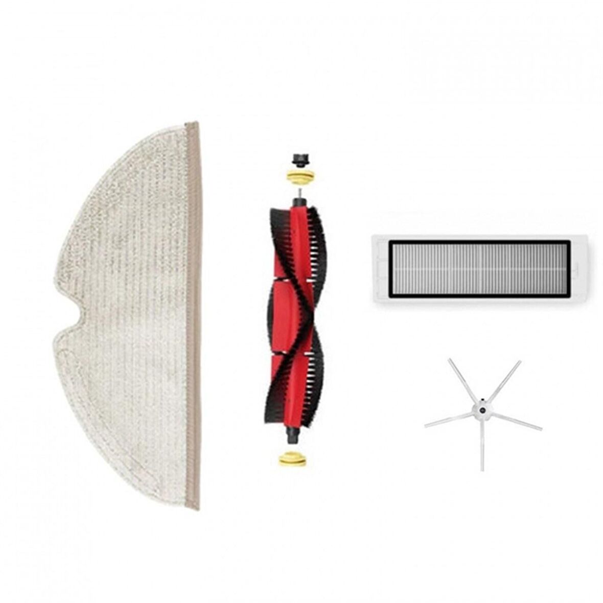 Roborock S6 Pure Robot Süpürge Uyumlu 4'lü Yedek Parça Seti