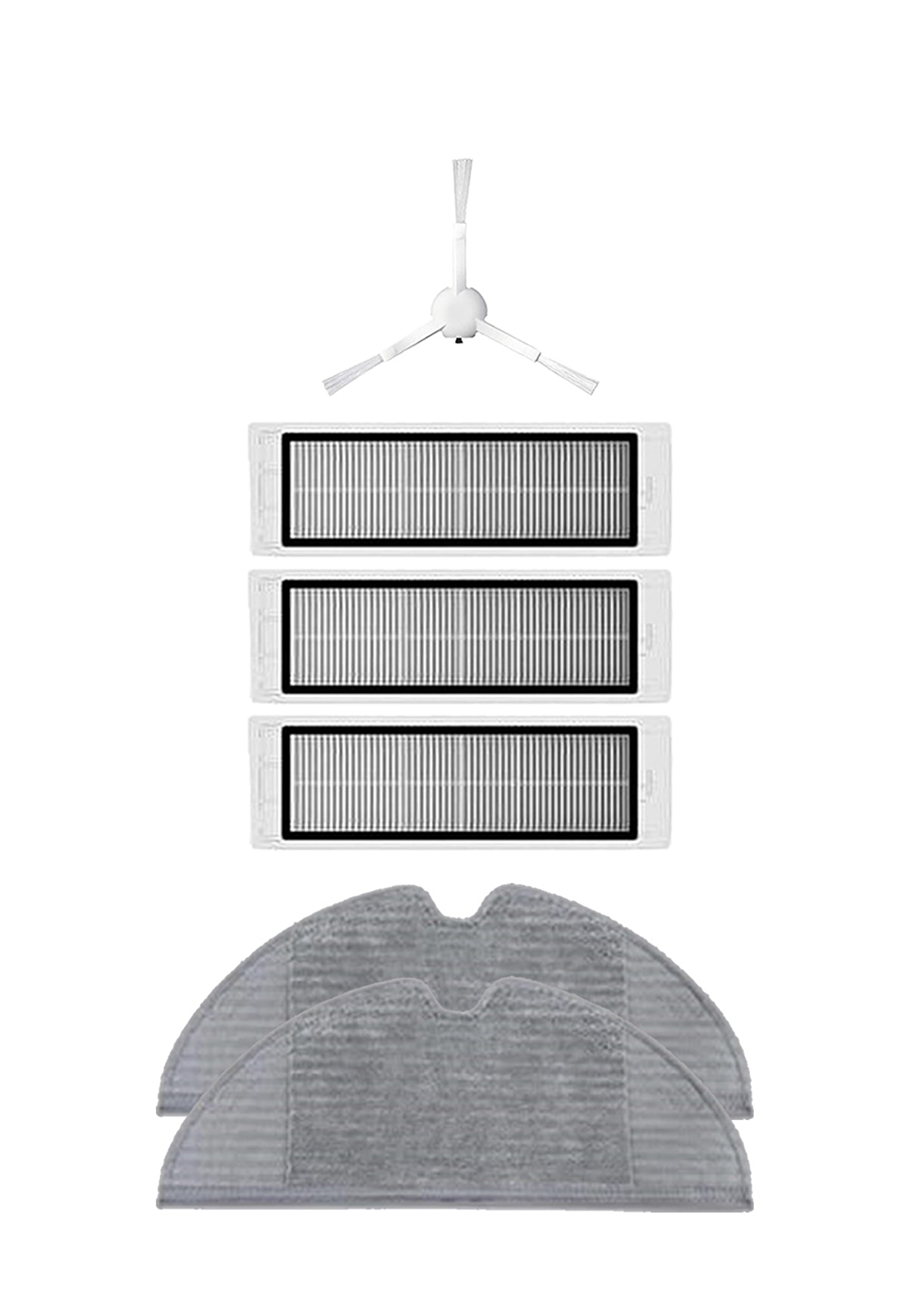 Xiaomi Vacuum Mop 1C Robot Süpürge Uyumlu 6'lı Yedek Parça Seti