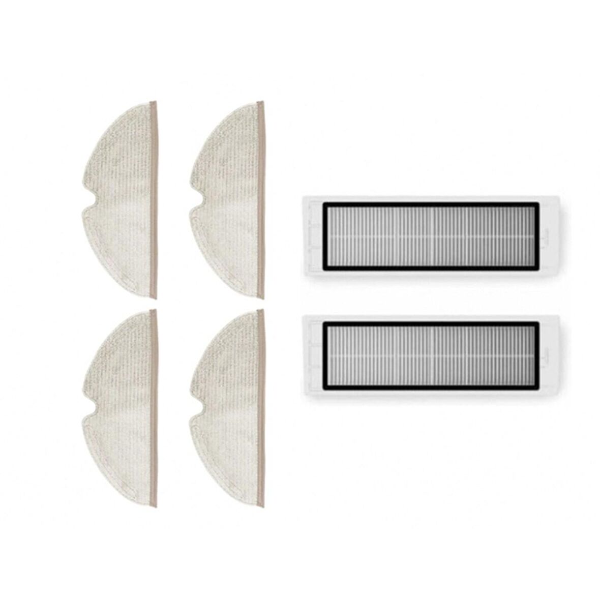 Roborock S6 Pure Robot Süpürge Uyumlu 6'lı Yedek Parça Seti