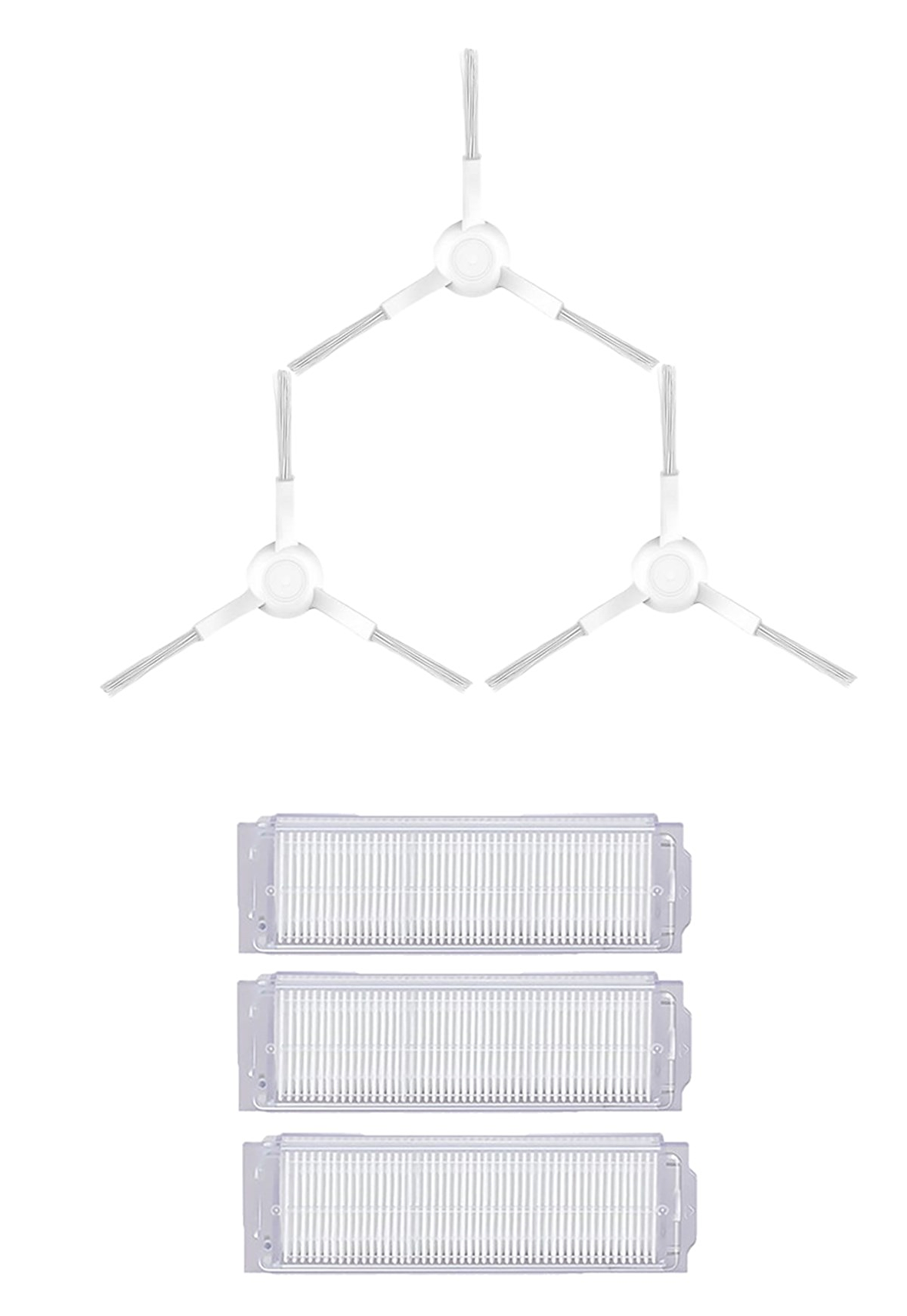 Xiaomi Mop Pro Robot Süpürge Uyumlu 6'lı Yedek Parça Seti