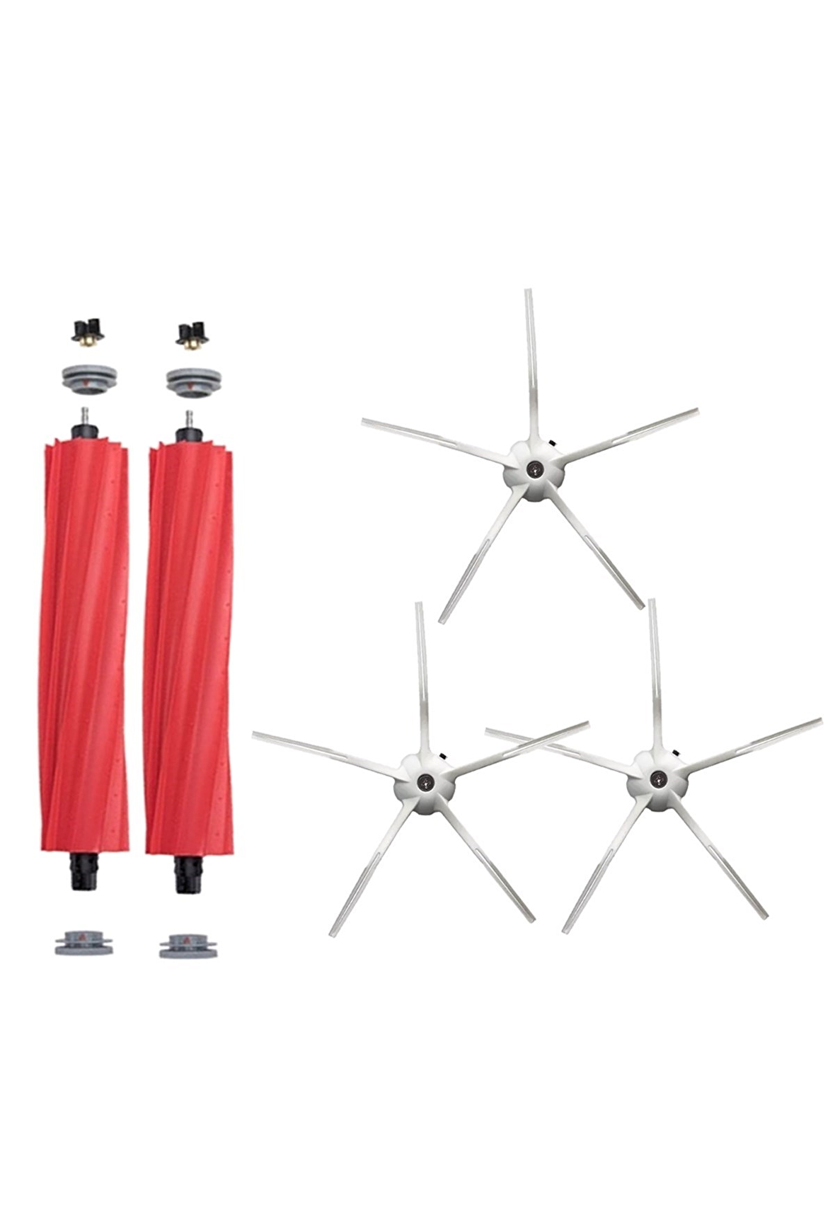 Roborock S7 Max V Robot Süpürge Uyumlu 5'li Yedek Parça Seti