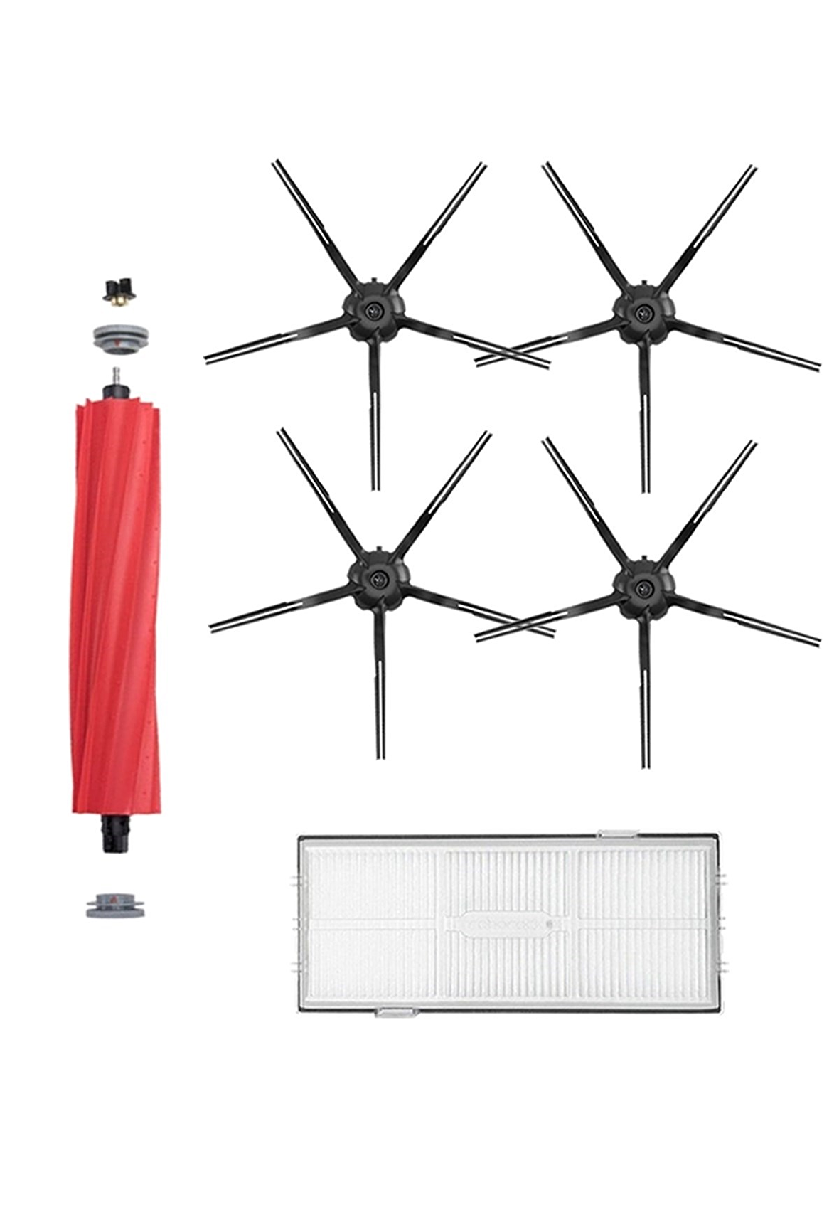 Roborock S7 Max V Robot Süpürge Uyumlu 6'lı Yedek Parça Seti