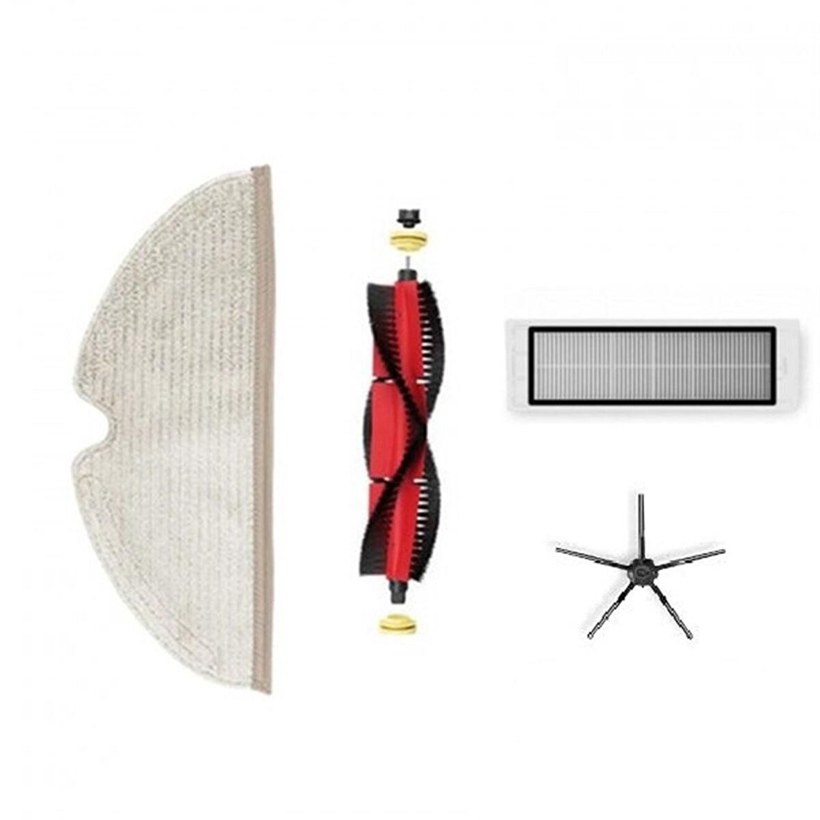 Roborock S6 Max V Robot Süpürge Uyumlu 4'lü Yedek Parça Seti