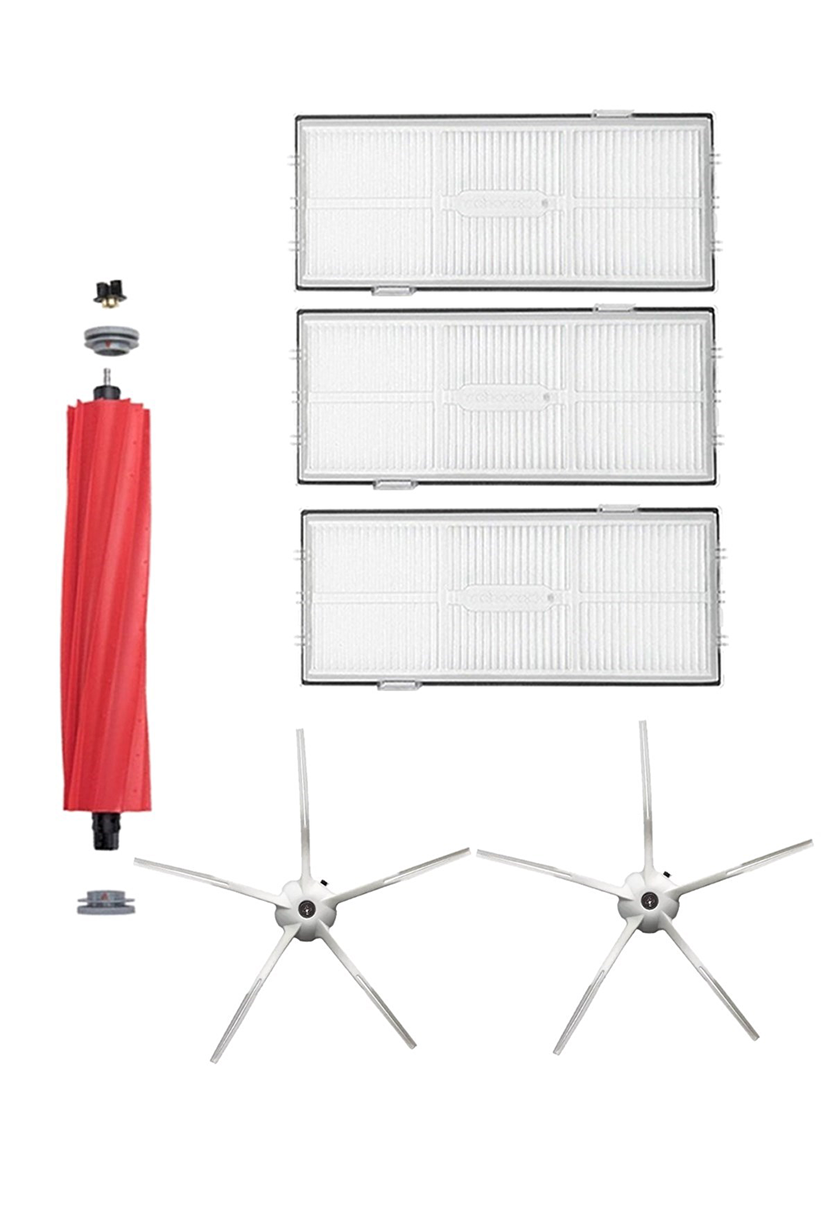 Roborock S7 Max V Robot Süpürge Uyumlu 6'lı Yedek Parça Seti