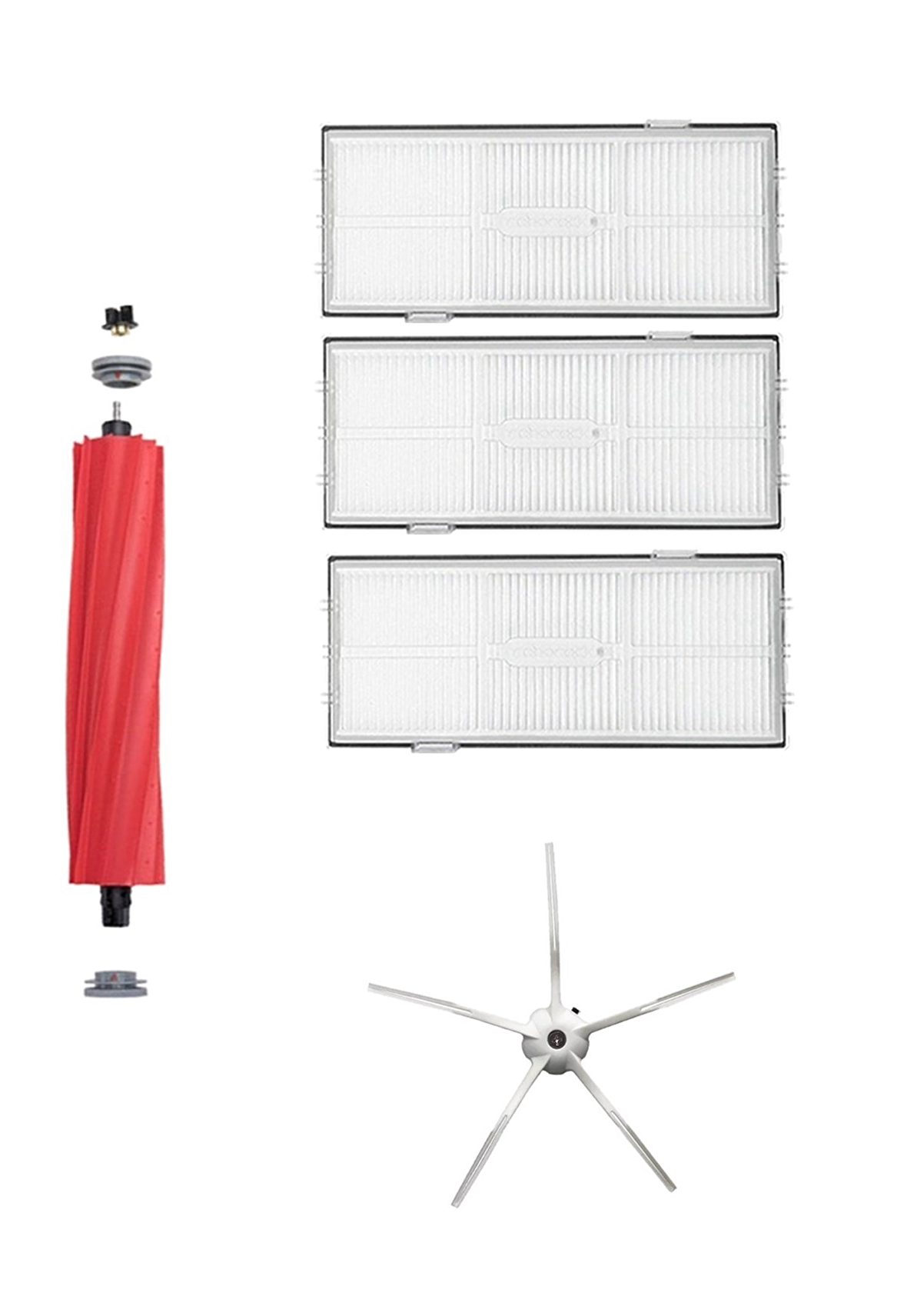 Roborock S7 Max V Robot Süpürge Uyumlu 5'li Yedek Parça Seti