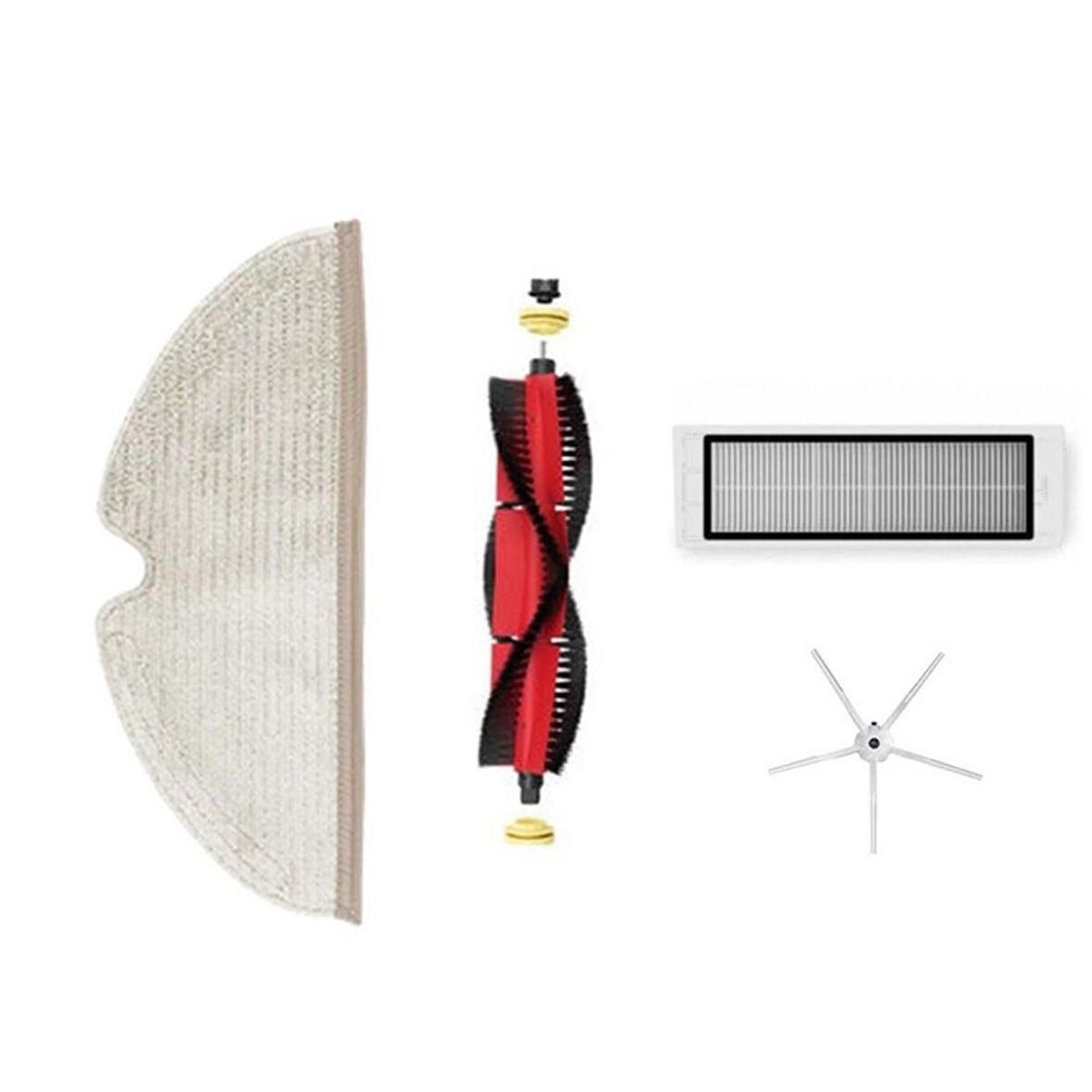 Roborock S6 Robot Süpürge Uyumlu 4'lü Yedek Parça Seti