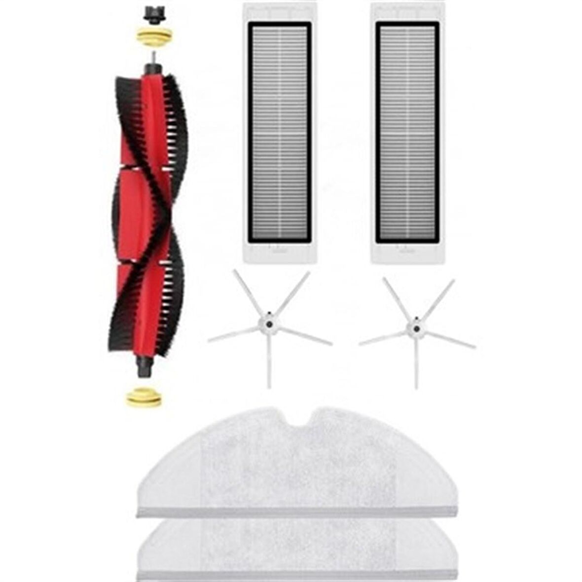 Roborock S6 Robot Süpürge Uyumlu 7'li Yedek Parça Seti