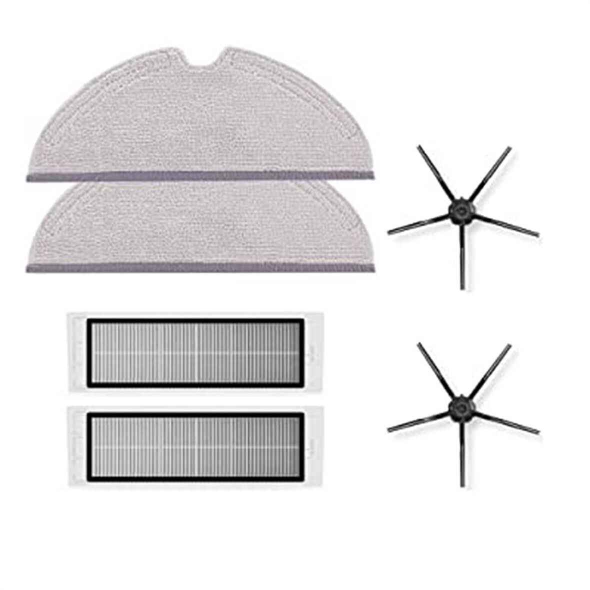 Roborock S5 MAX Robot Süpürge Uyumlu 6'lı Yedek Parça Seti