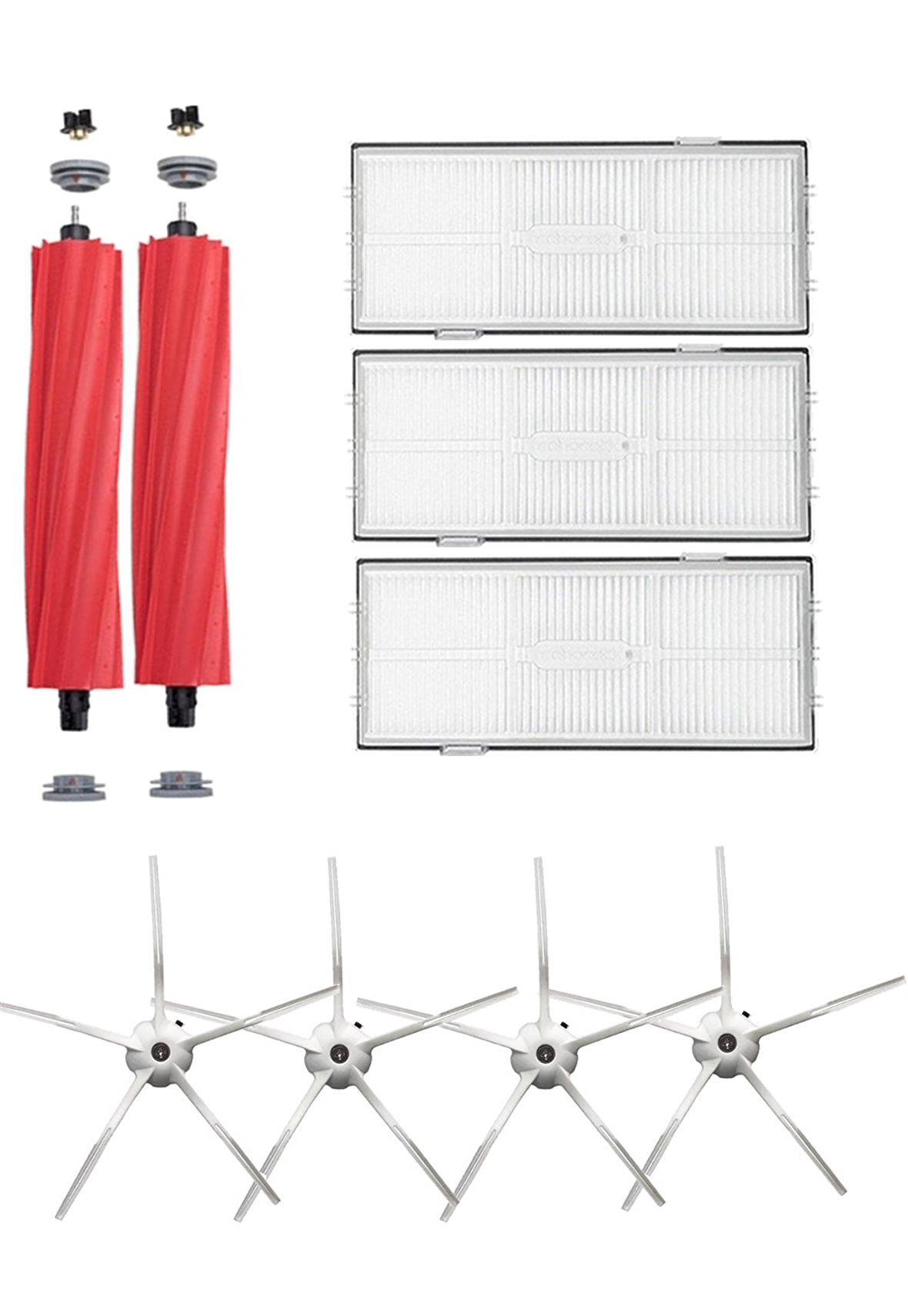 Roborock Q7 Max Robot Süpürge Uyumlu 9'lu Yedek Parça Seti