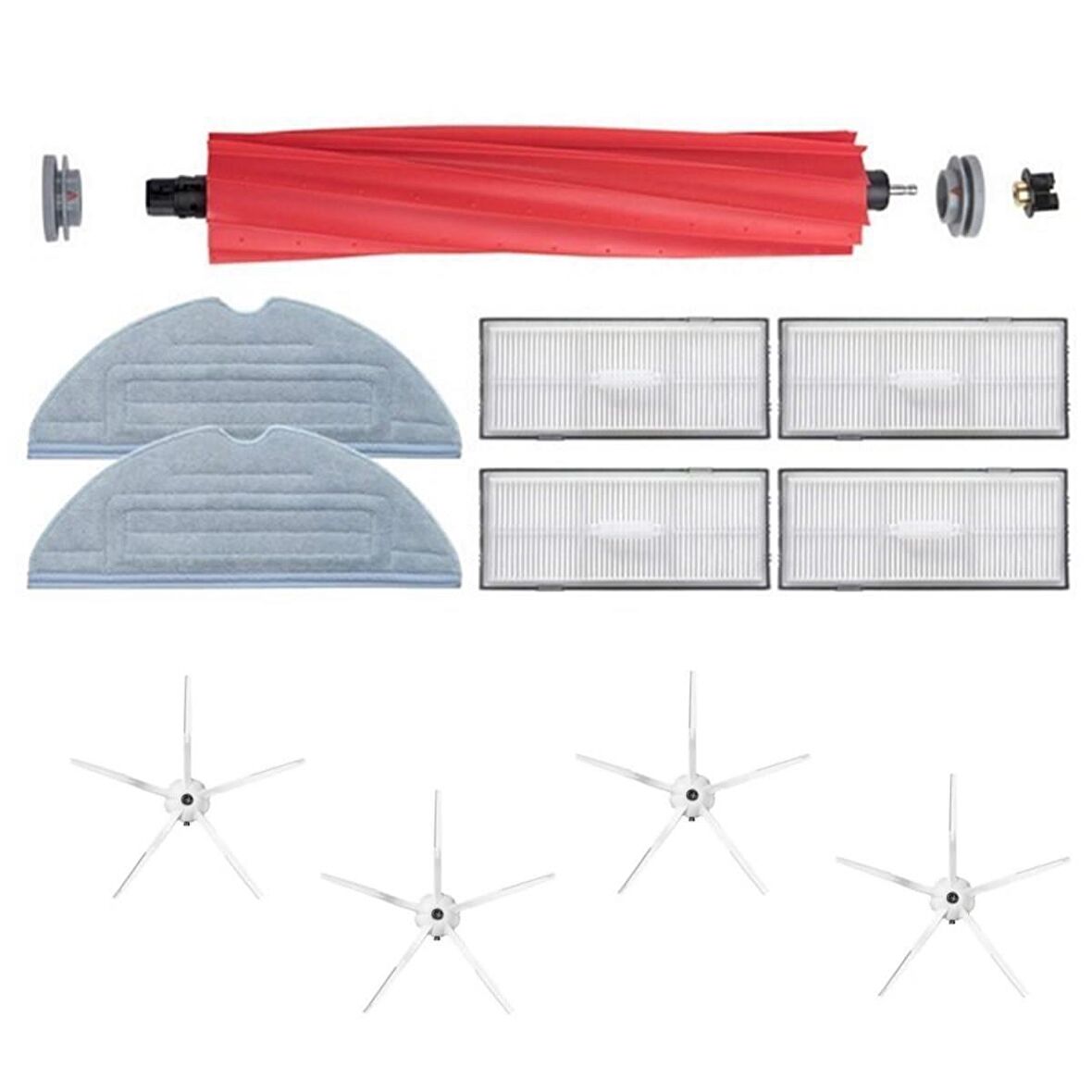 Roborock Q7 Max + Robot Süpürge Uyumlu 11'li Yedek Parça Seti