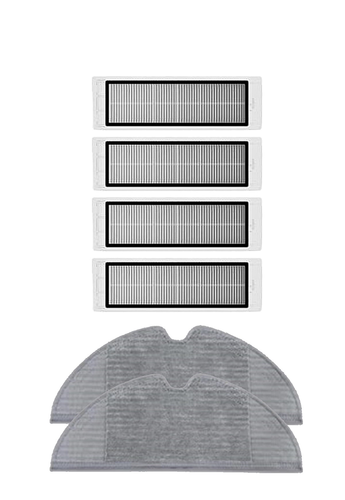 Xiaomi Vacuum Mop 2C Robot Süpürge Uyumlu 6'lı Yedek Parça Seti