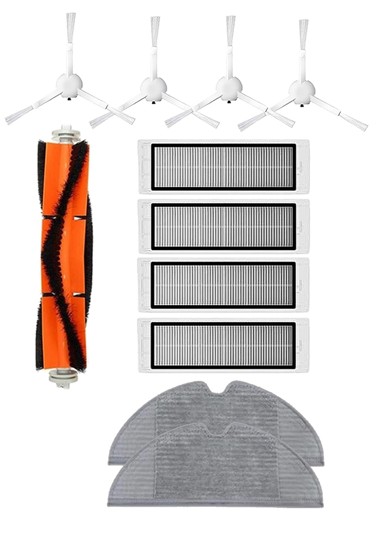 Xiaomi Vacuum Mop 2C Robot Süpürge Uyumlu 11'li Yedek Parça Seti