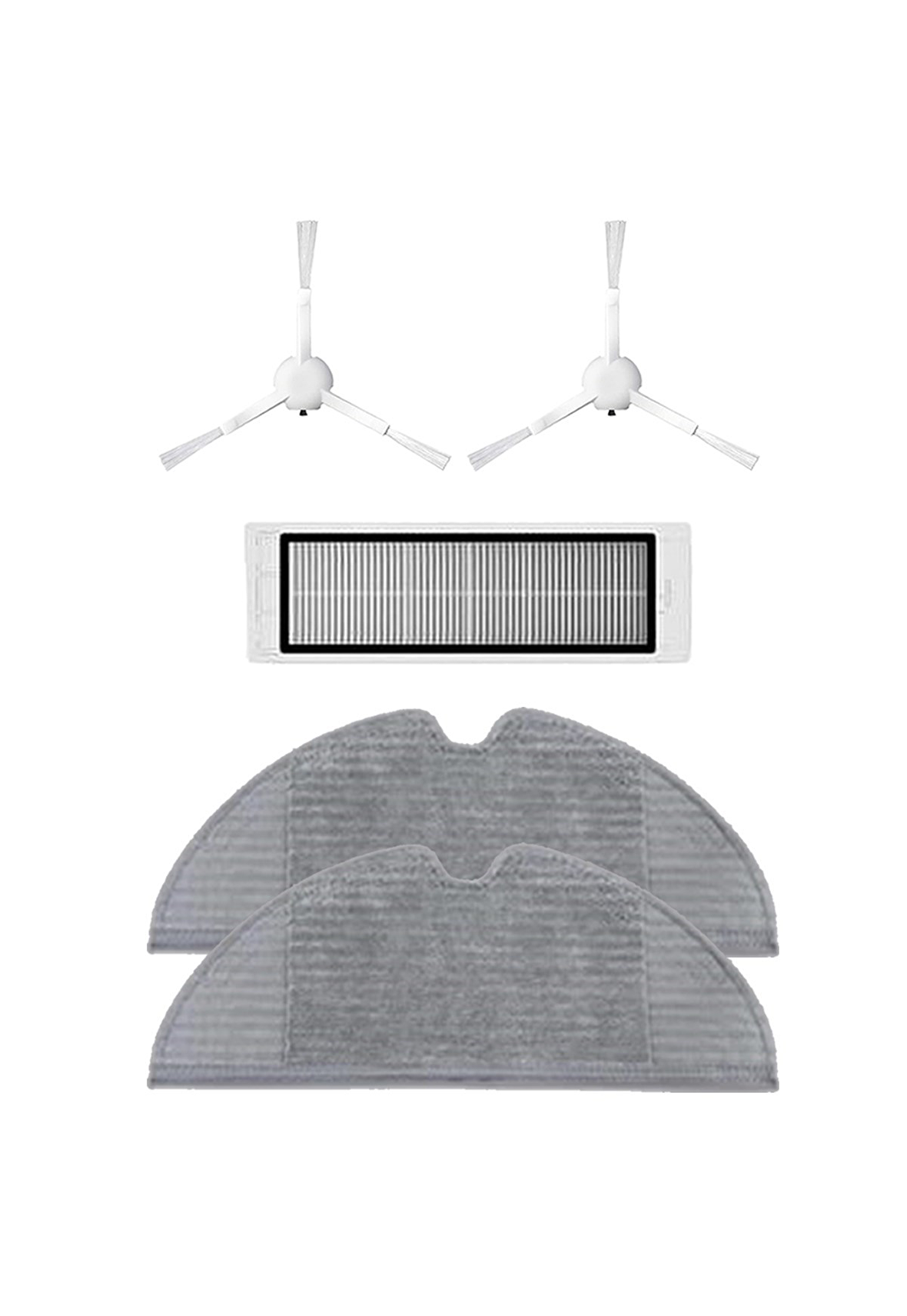 Xiaomi Vacuum Mop 2C Robot Süpürge Uyumlu 5'li Yedek Parça Seti