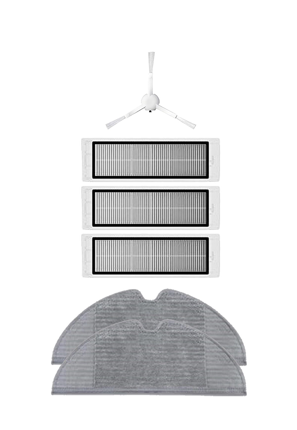 Xiaomi Vacuum Mop 2C Robot Süpürge Uyumlu 6'lı Yedek Parça Seti