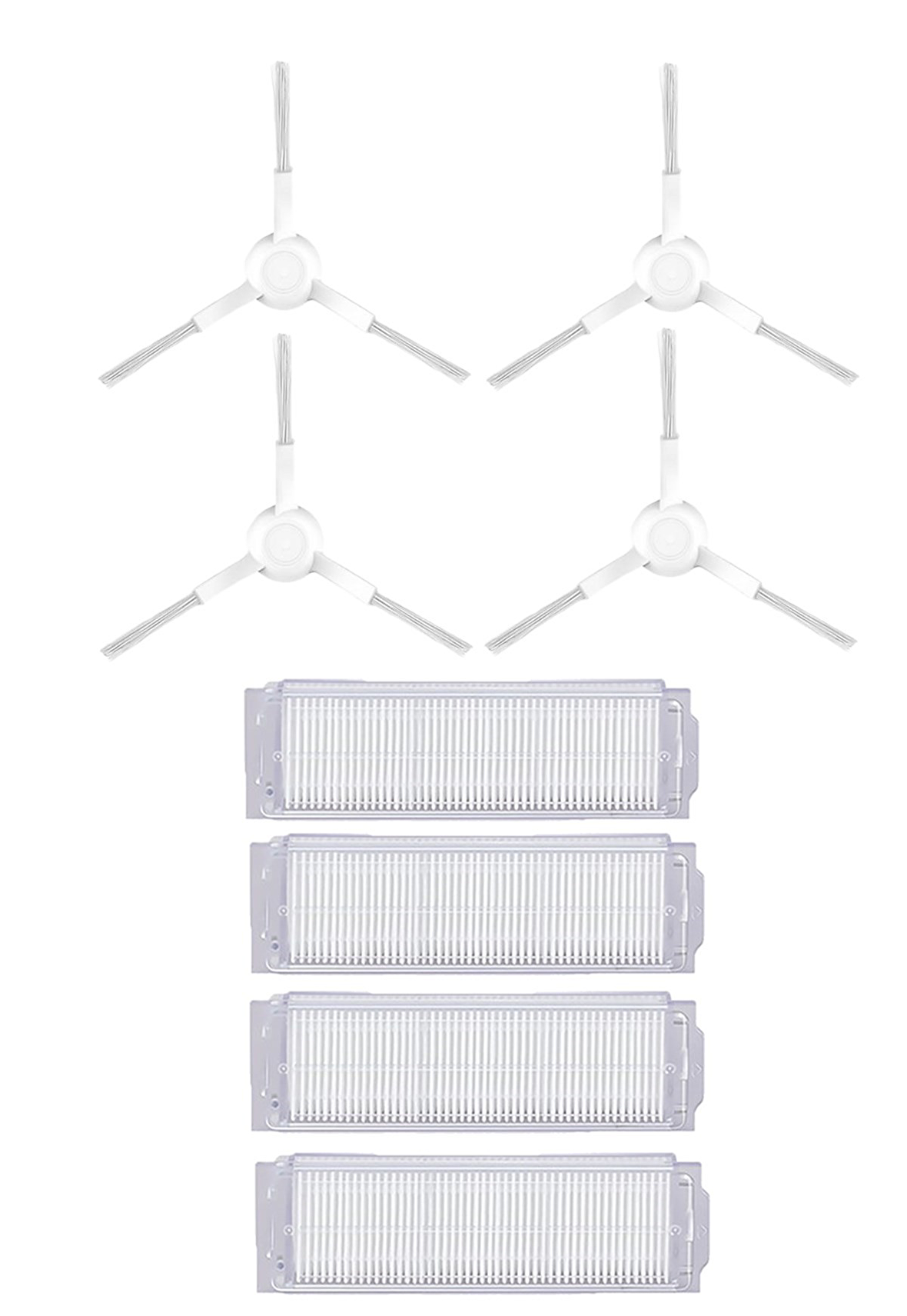 Xiaomi Mop P Robot Süpürge Uyumlu 8'li Yedek Parça Seti