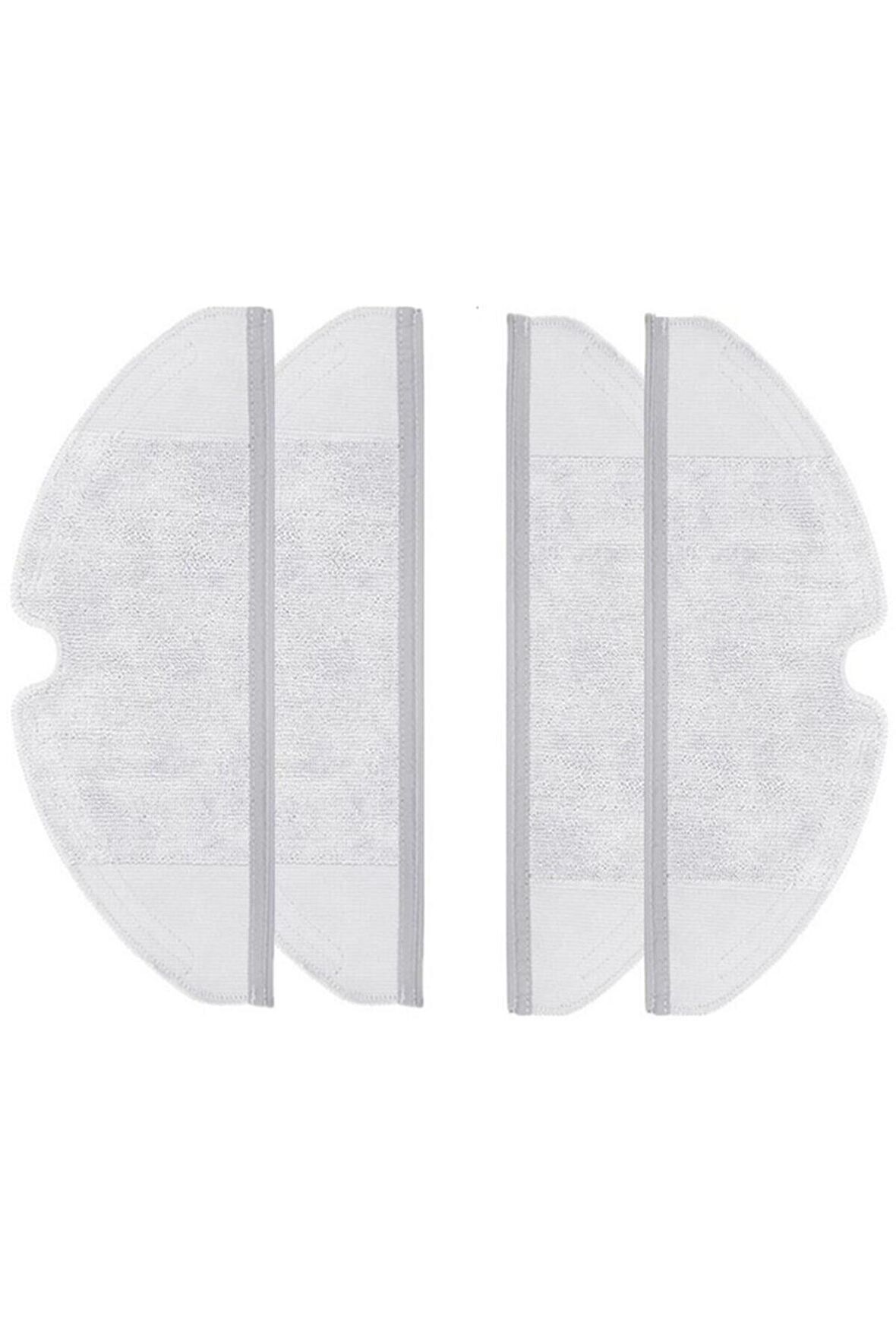 Dreame D9 Robot Süpürge Uyumlu 4'li Mop Bezi- Yedek Parça Seti