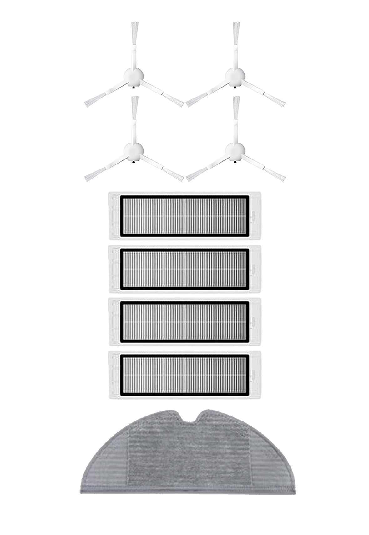 Dreame D9 Robot Süpürge Uyumlu 9'lu Yedek Parça Seti