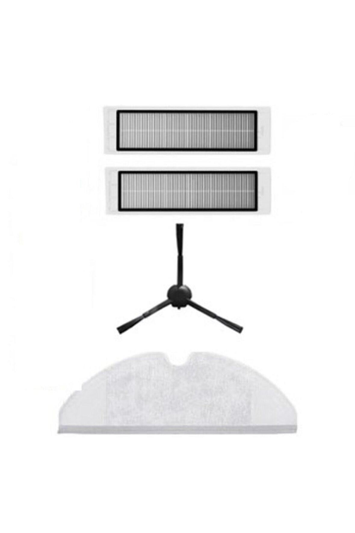 Xiaomi Vacuum Mop Pro 2+ (STYTJ02ZHM) Robot Süpürge Uyumlu 4'lü Yedek Parça Seti