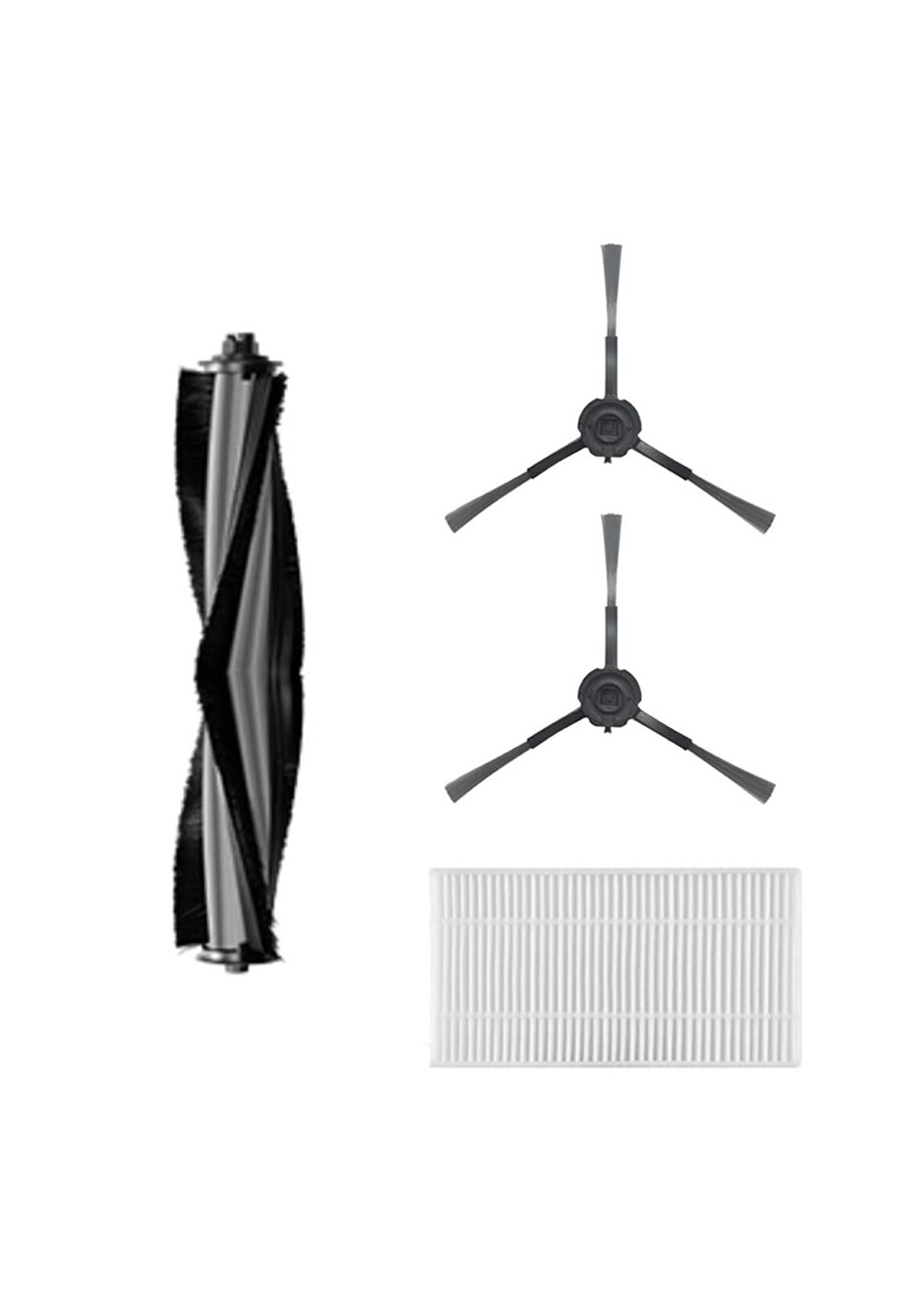 Viomi Alpha 2 Pro Robot Süpürge Uyumlu 4'lü Yedek Parça Seti