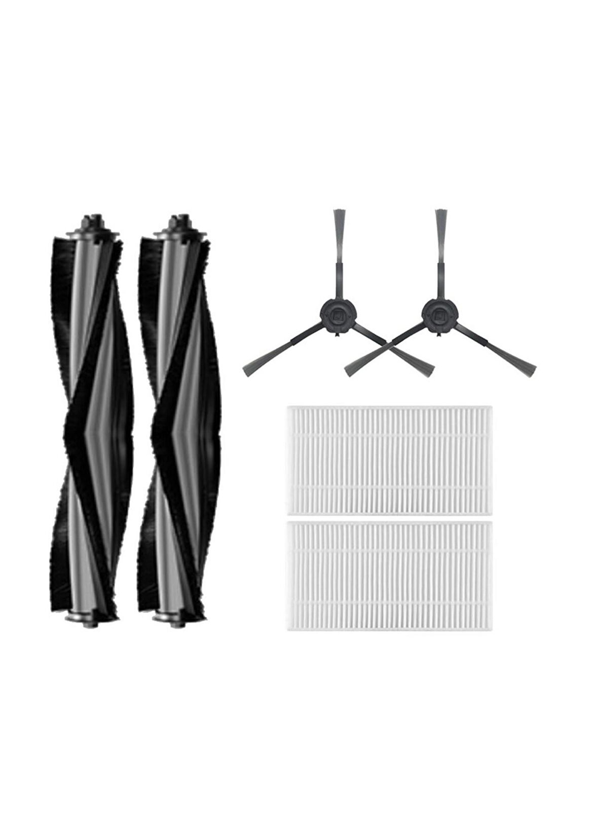 Viomi Alpha 2 Pro Robot Süpürge Uyumlu 6'lı Yedek Parça Seti