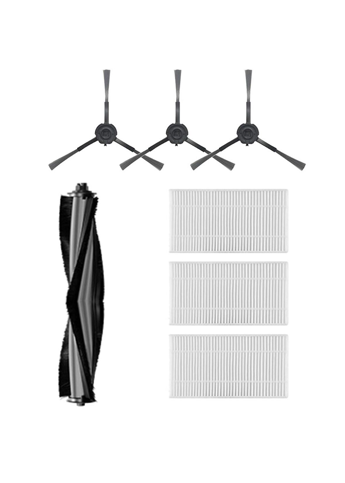 Viomi Alpha 2 Pro Robot Süpürge Uyumlu 7'li Yedek Parça Seti