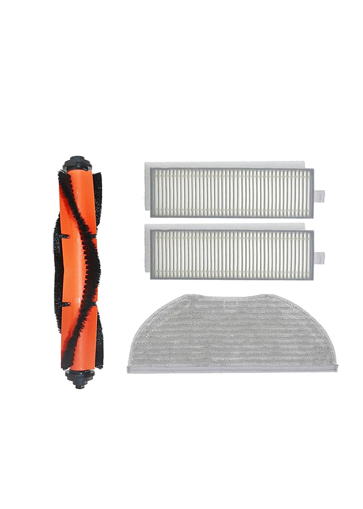 Xiaomi Vacuum Mop 2in1 Essential (MJSTG1) Robot Süpürge Uyumlu 4'lü Yedek Parça Seti