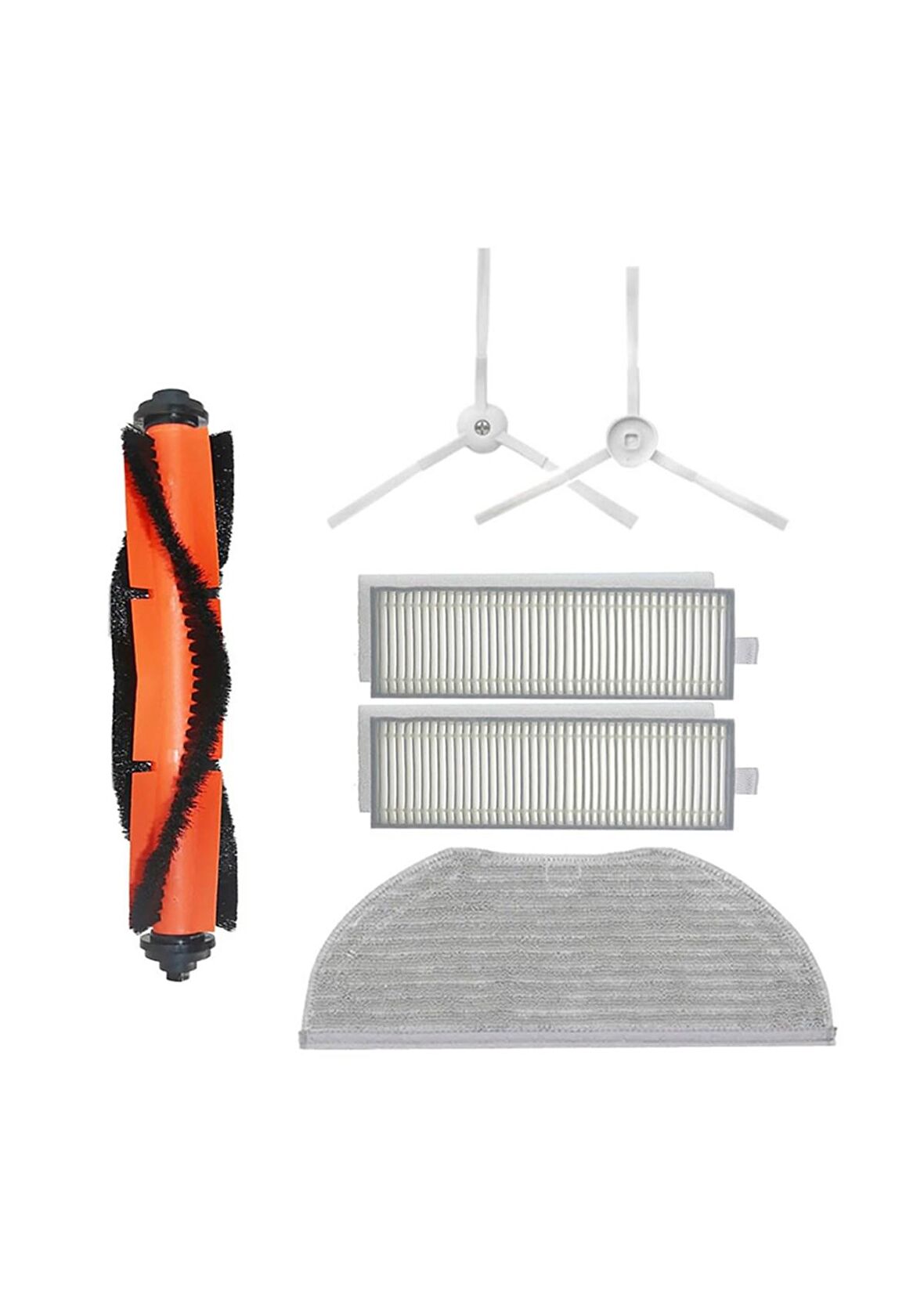 Xiaomi Vacuum Mop 2in1 Essential (MJSTG1) Robot Süpürge Uyumlu 6'lı Yedek Parça Seti