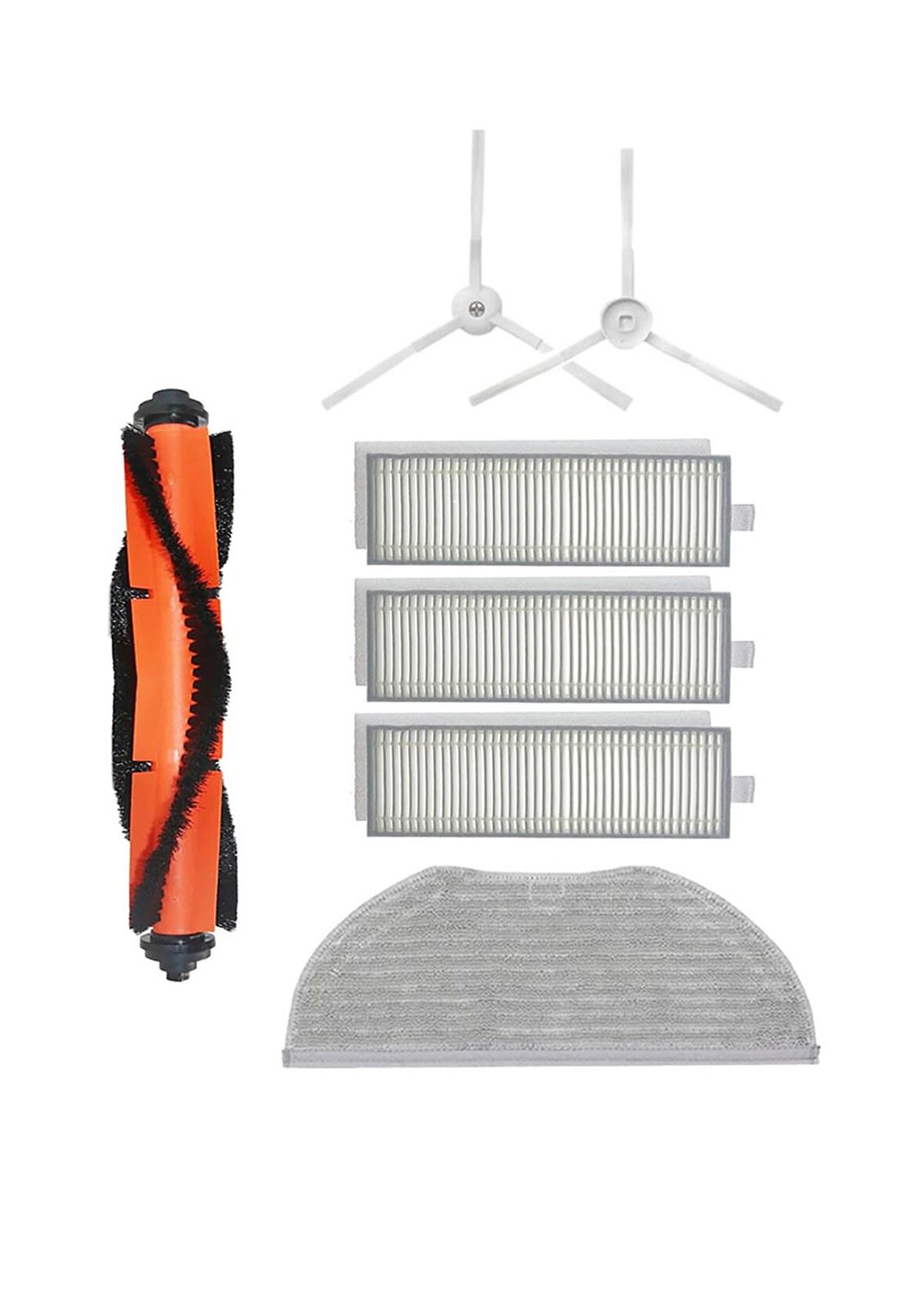 Xiaomi Vacuum Mop 2in1 Essential (MJSTG1) Robot Süpürge Uyumlu 7'li Yedek Parça Seti