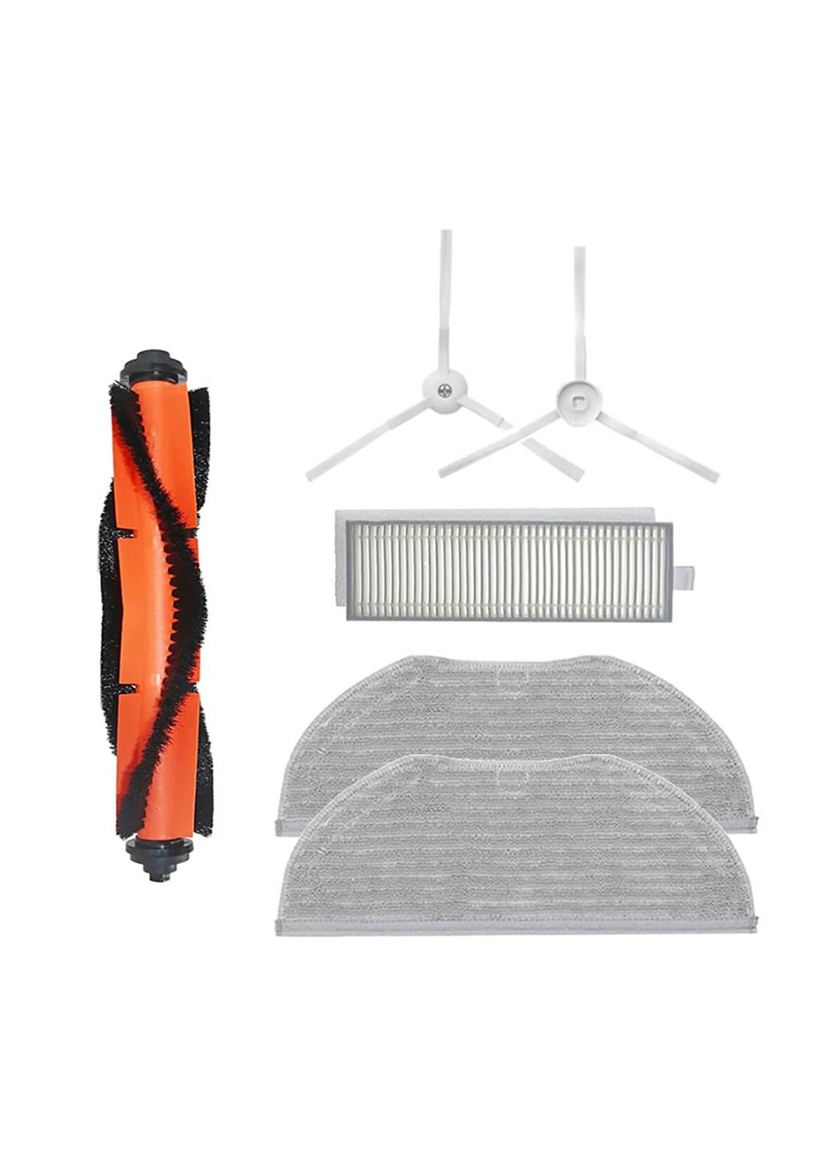 Xiaomi Vacuum Mop 2in1 Essential (MJSTG1) Robot Süpürge Uyumlu 6'lı Yedek Parça Seti
