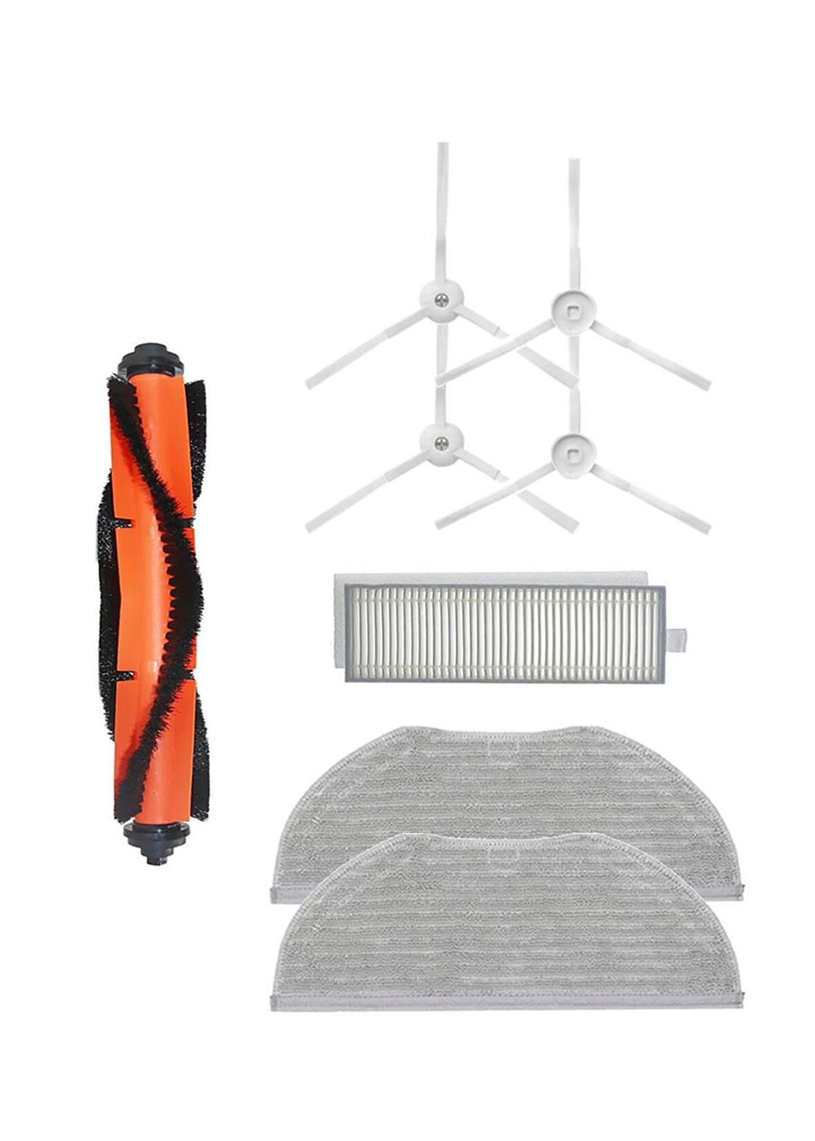 Xiaomi Vacuum Mop 2in1 Essential (MJSTG1) Robot Süpürge Uyumlu 8'li Yedek Parça Seti