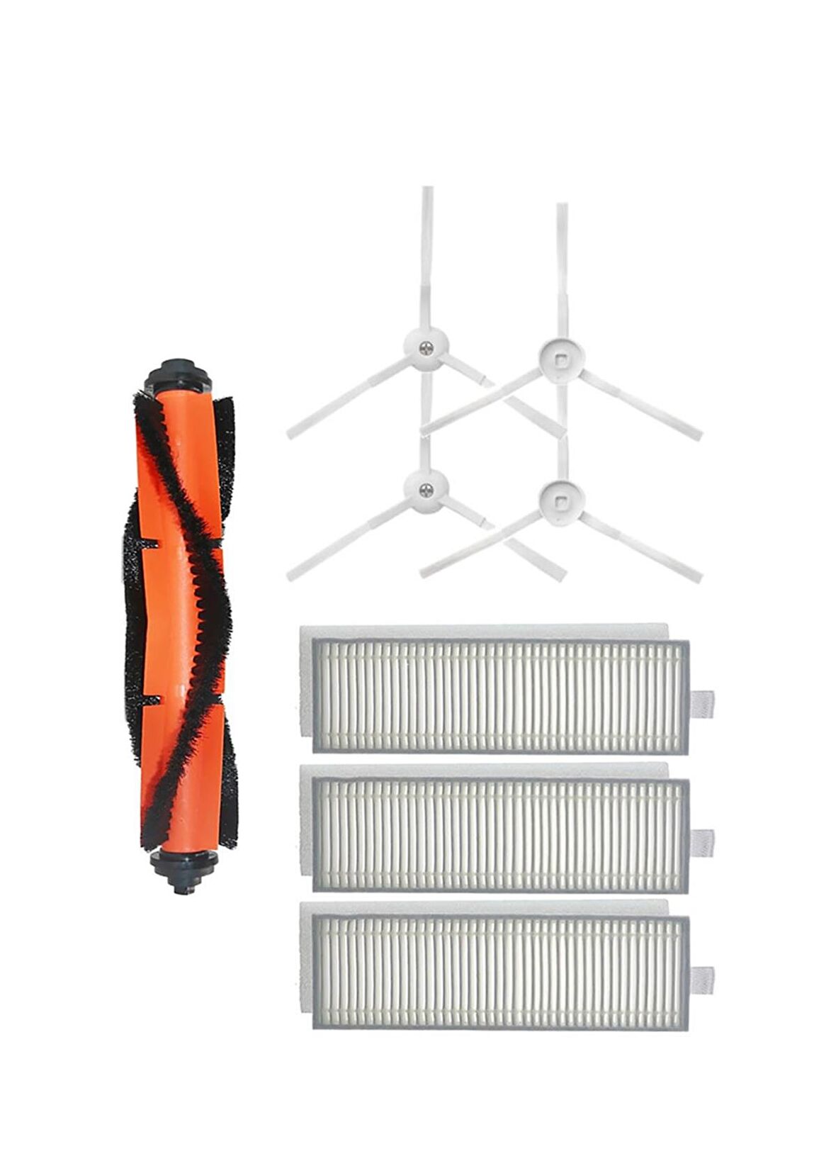 Xiaomi Vacuum Mop 2in1 Essential (MJSTG1) Robot Süpürge Uyumlu 8'li Yedek Parça Seti