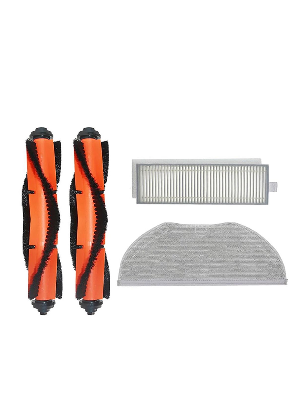 Xiaomi Vacuum Mop 2in1 Essential (MJSTG1) Robot Süpürge Uyumlu 4'lü Yedek Parça Seti