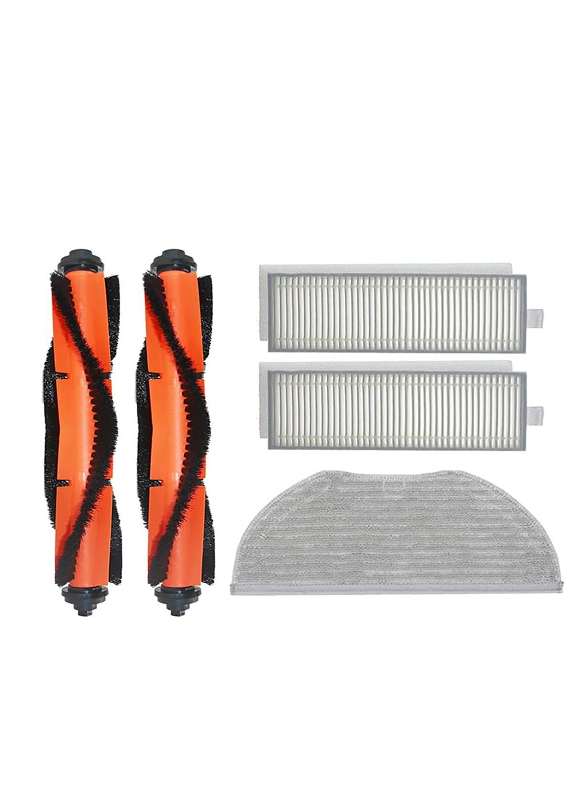 Xiaomi Vacuum Mop 2in1 Essential (MJSTG1) Robot Süpürge Uyumlu 5'li Yedek Parça Seti