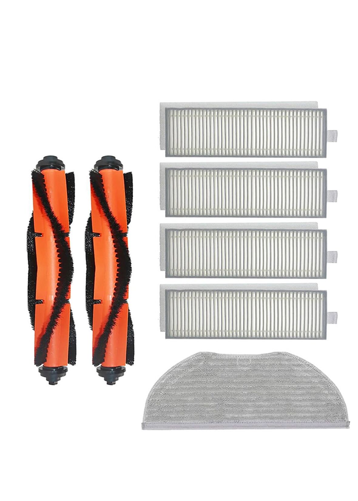 Xiaomi Vacuum Mop 2in1 Essential (MJSTG1) Robot Süpürge Uyumlu 7'li Yedek Parça Seti