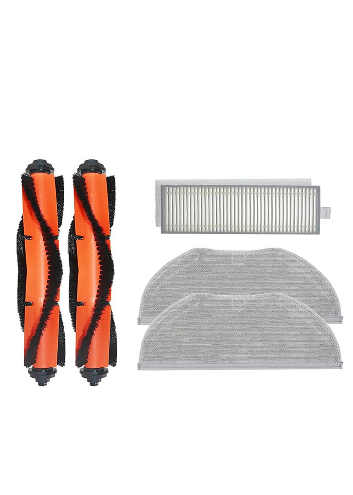 Xiaomi Vacuum Mop 2in1 Essential (MJSTG1) Robot Süpürge Uyumlu 5'li Yedek Parça Seti