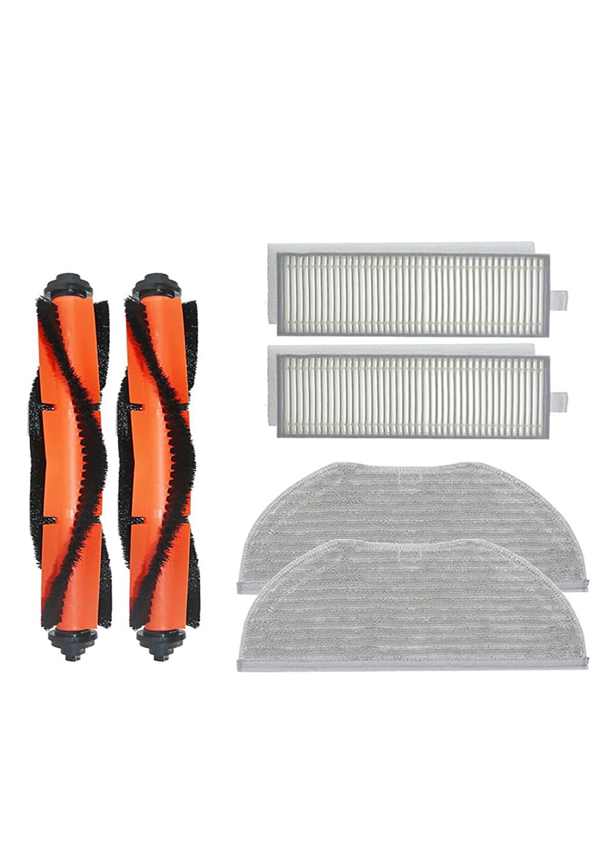 Xiaomi Vacuum Mop 2in1 Essential (MJSTG1) Robot Süpürge Uyumlu 6'lı Yedek Parça Seti