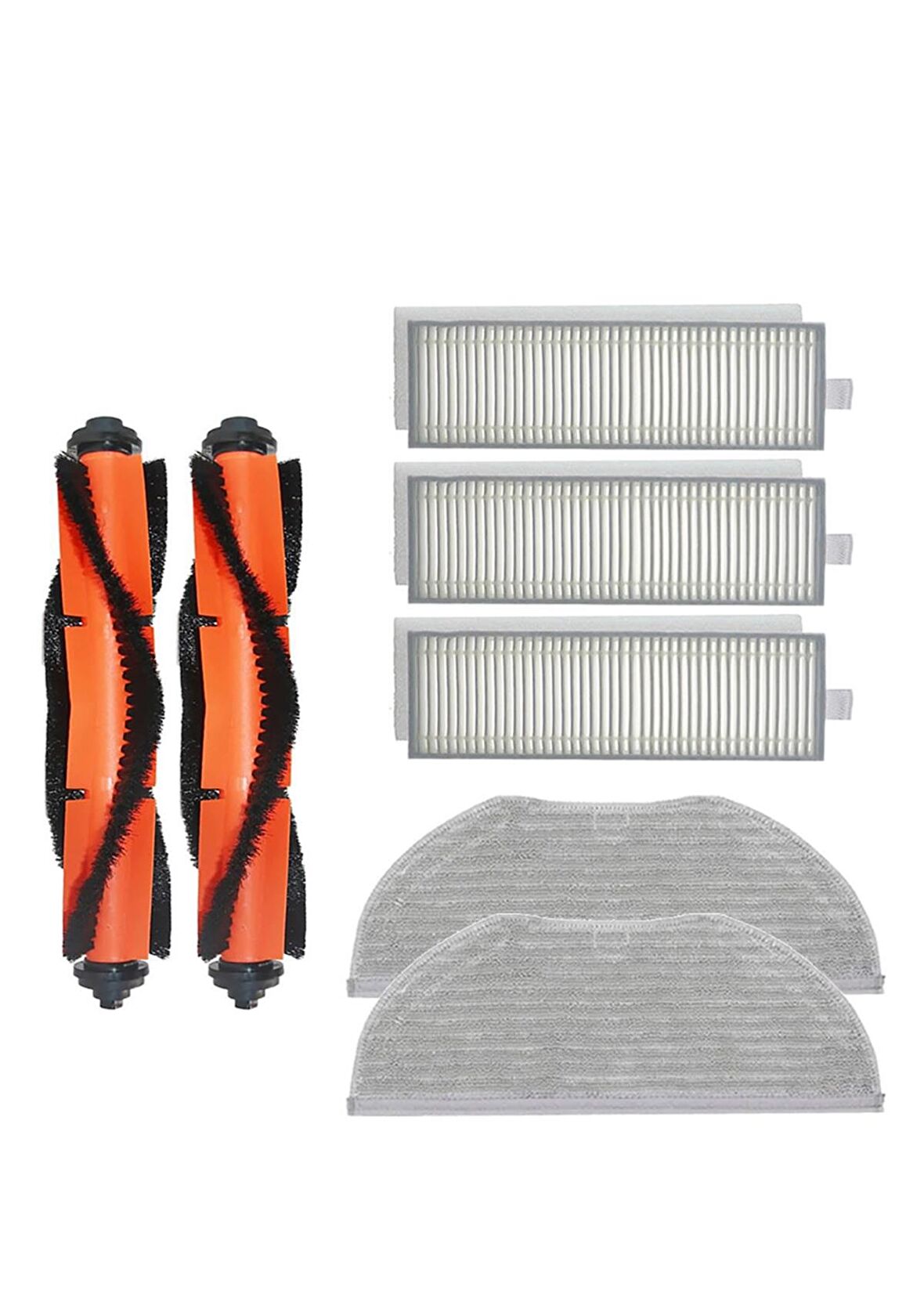 Xiaomi Vacuum Mop 2in1 Essential (MJSTG1) Robot Süpürge Uyumlu 7'li Yedek Parça Seti