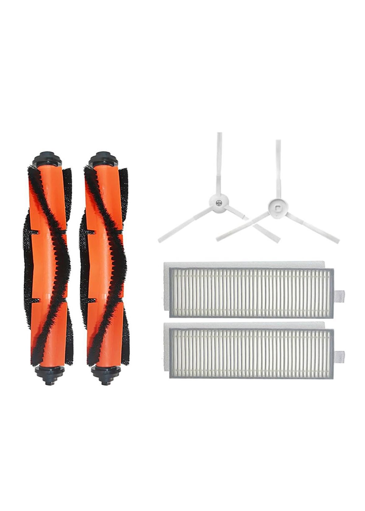 Xiaomi Vacuum Mop 2in1 Essential (MJSTG1) Robot Süpürge Uyumlu 6'lı Yedek Parça Seti