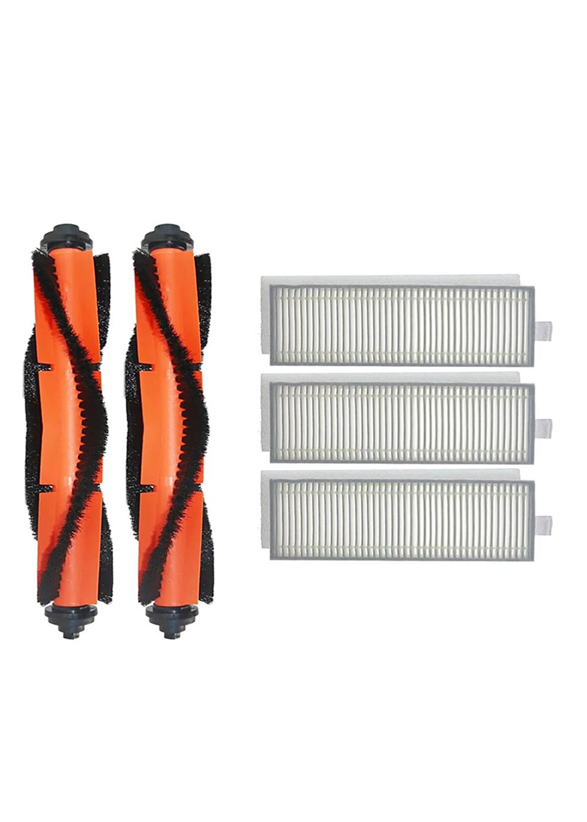 Xiaomi Vacuum Mop 2in1 Essential (MJSTG1) Robot Süpürge Uyumlu 5'li Yedek Parça Seti