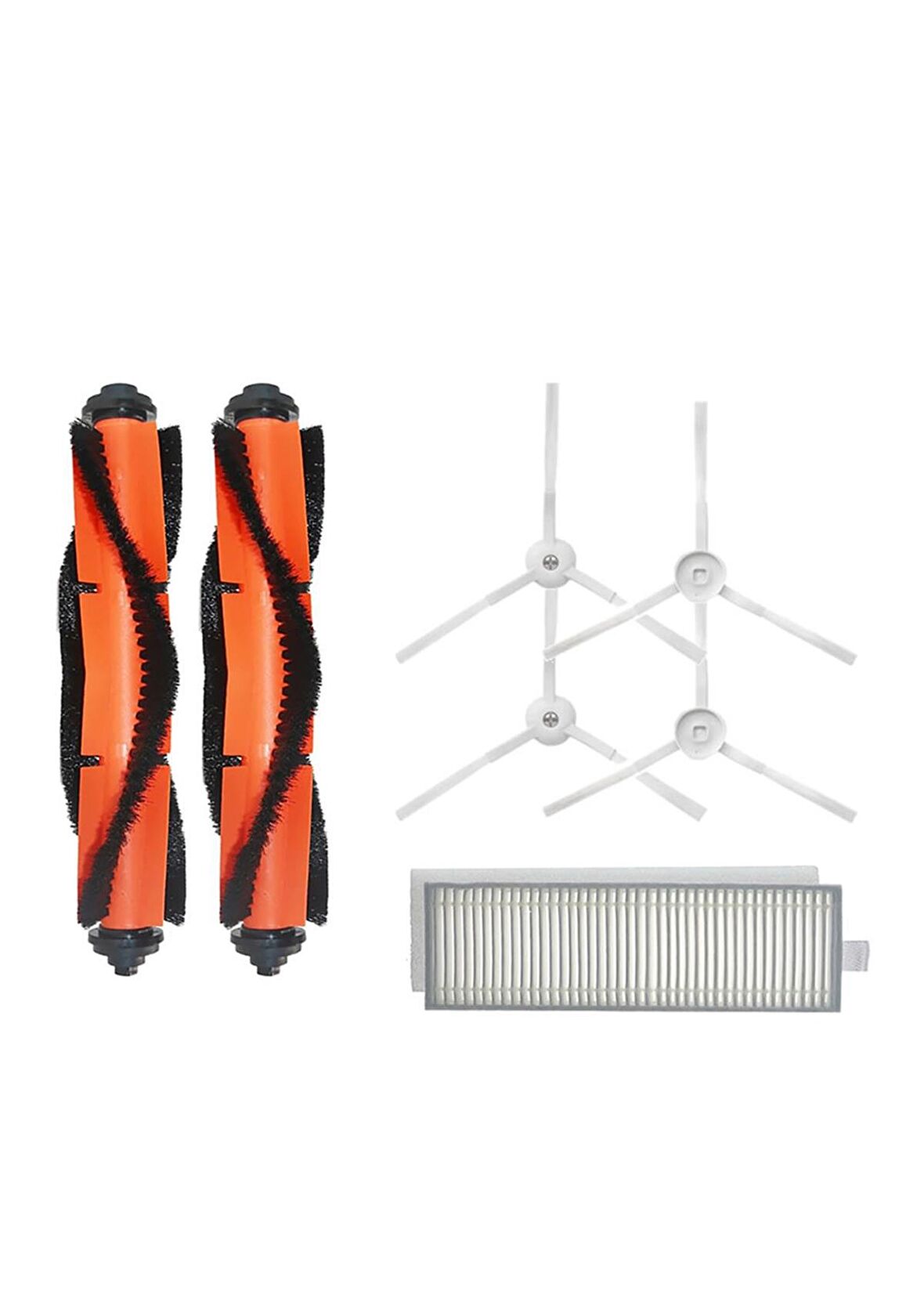 Xiaomi Vacuum Mop 2in1 Essential (MJSTG1) Robot Süpürge Uyumlu 7'li Yedek Parça Seti