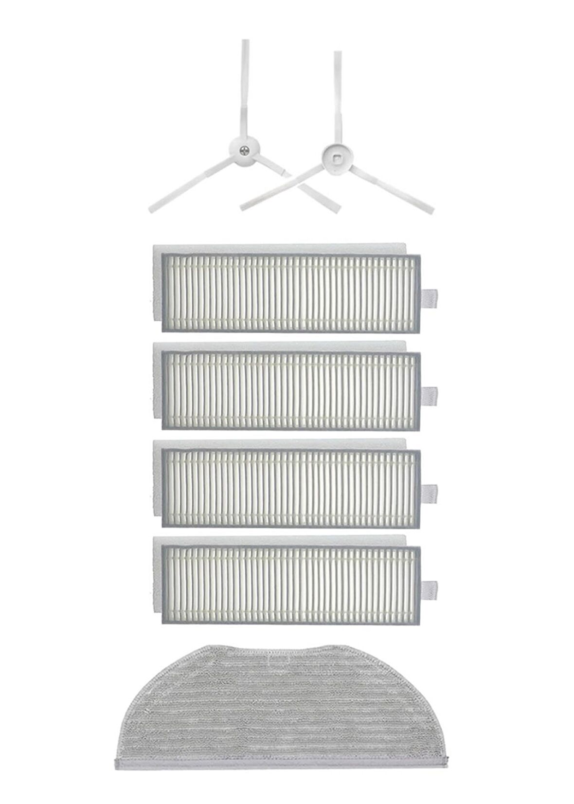 Xiaomi Vacuum Mop 2in1 Essential (MJSTG1) Robot Süpürge Uyumlu 7'li Yedek Parça Seti