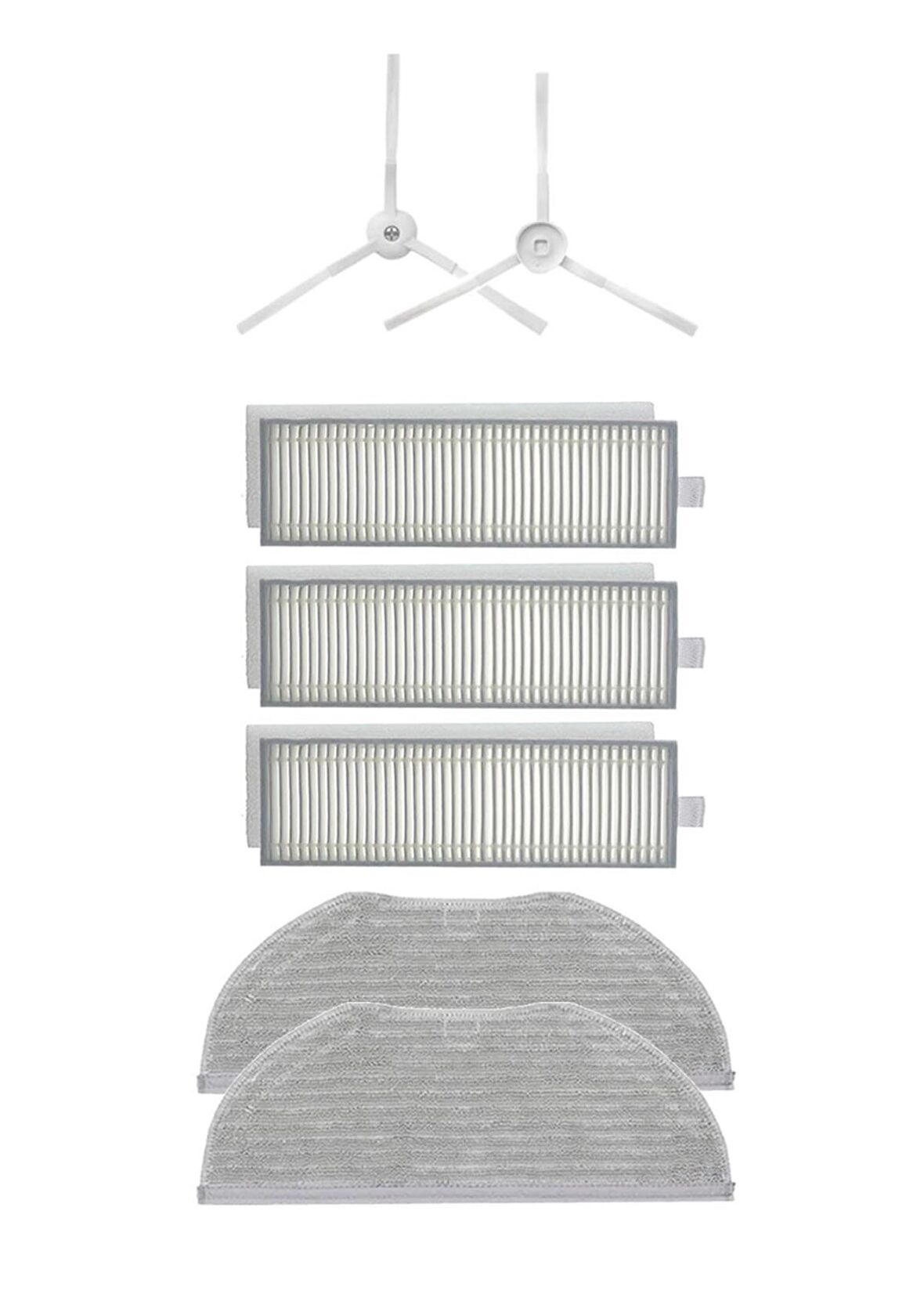 Xiaomi Vacuum Mop 2in1 Essential (MJSTG1) Robot Süpürge Uyumlu 7'li Yedek Parça Seti